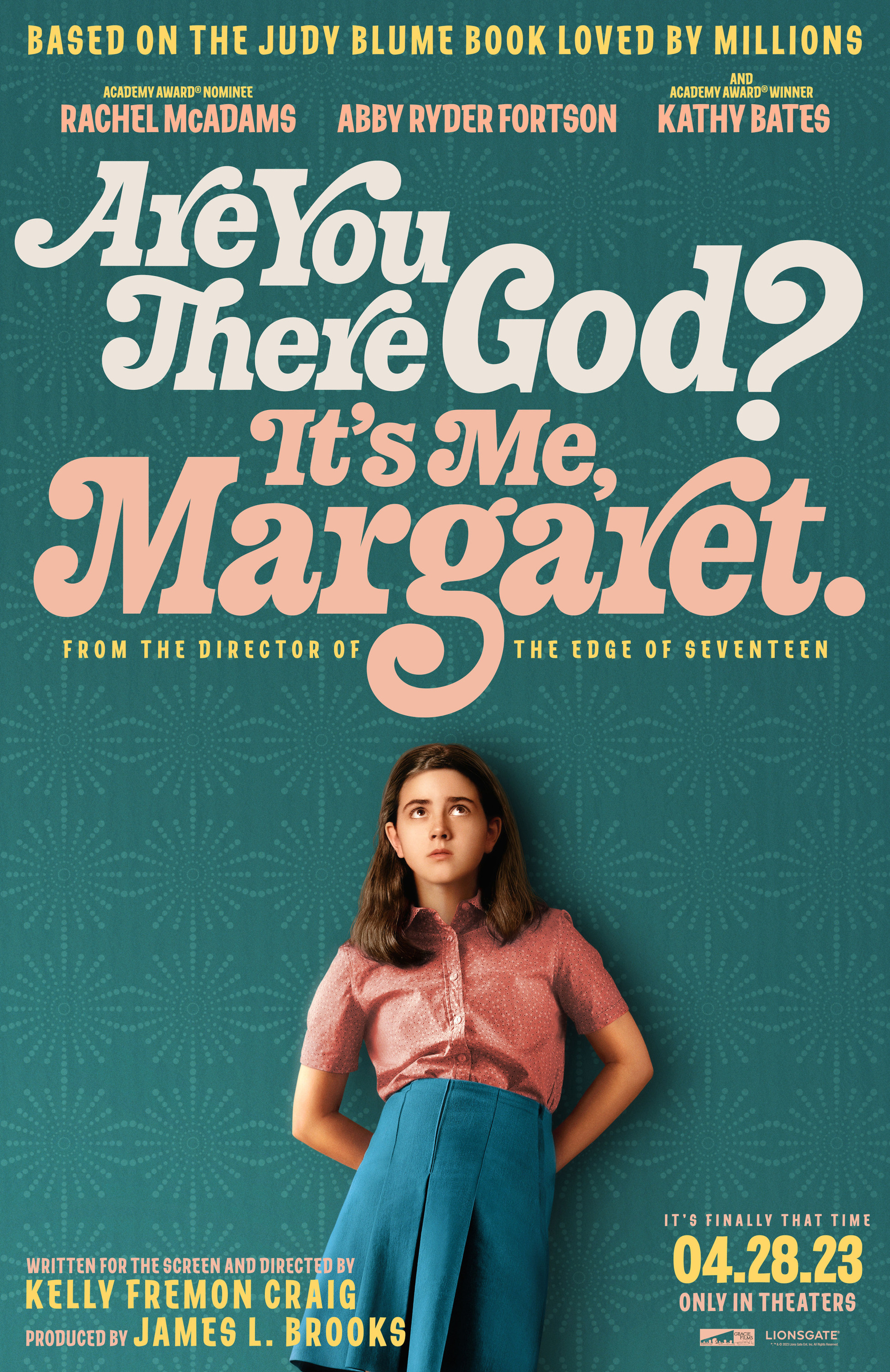 Mega Sized Movie Poster Image for Are You There God? It's Me, Margaret. (#1 of 4)