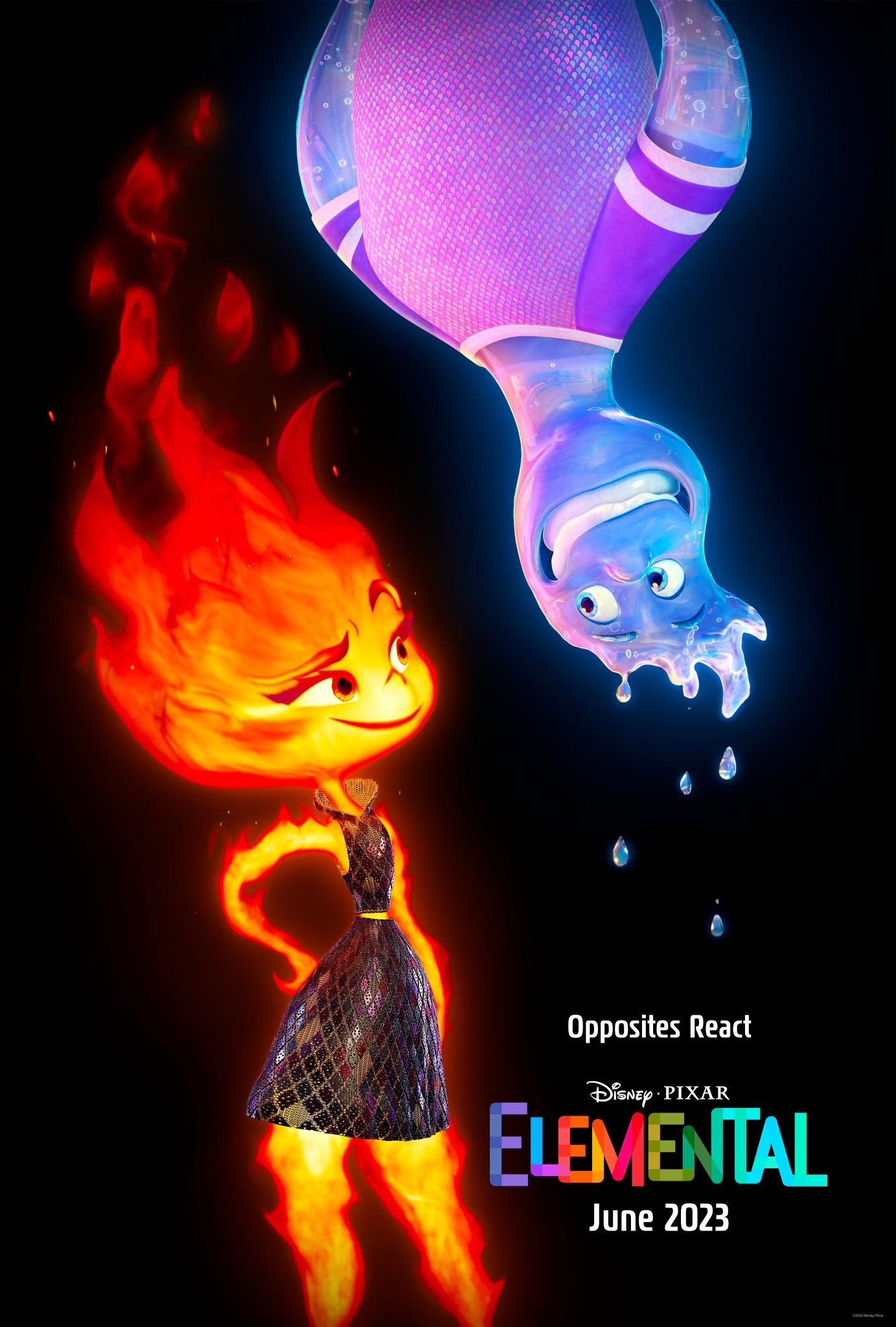 Mega Sized Movie Poster Image for Elemental (#2 of 18)