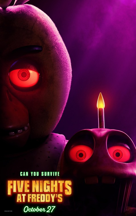 five nights at freddy's 2023 movie, fnaf movie poster