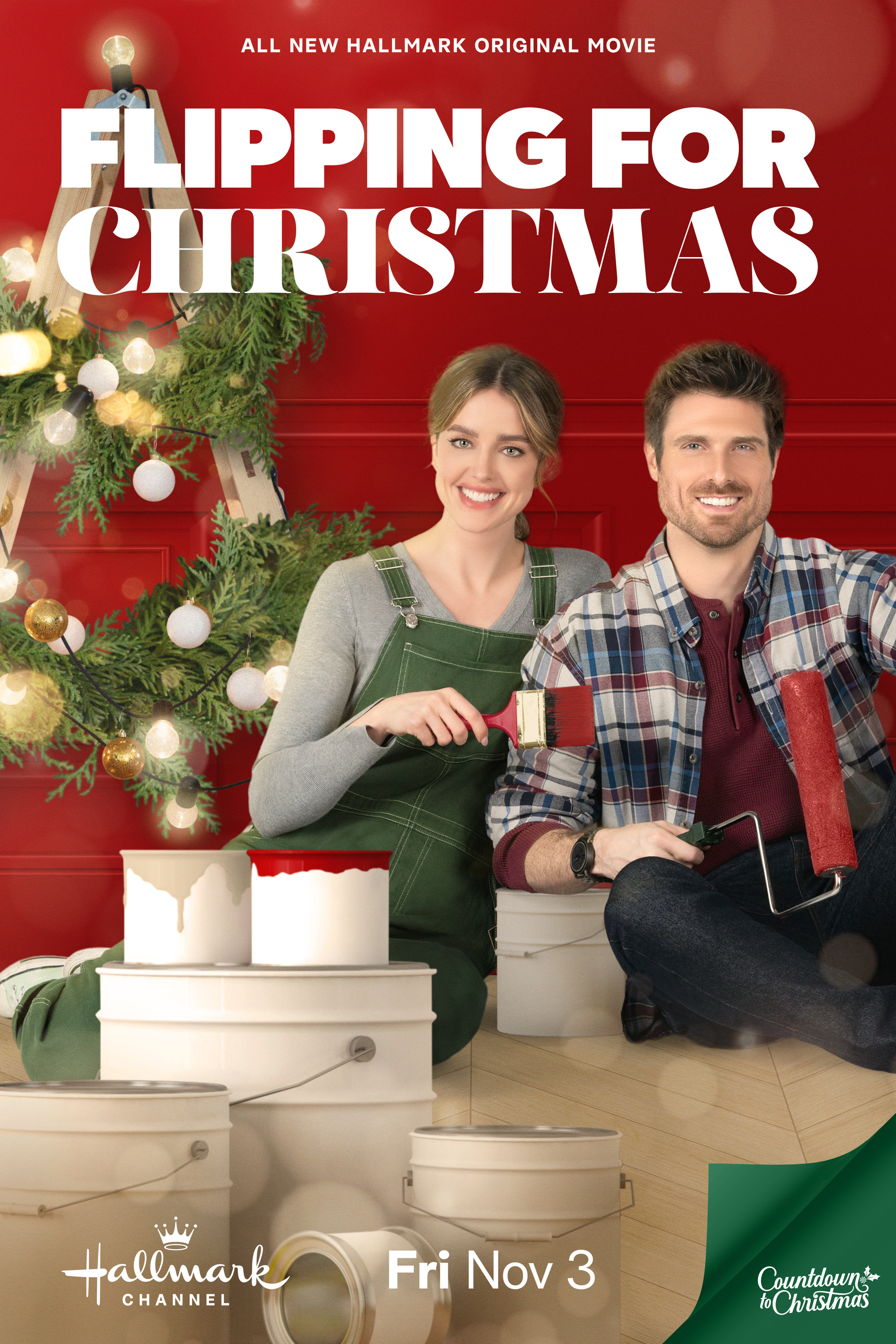 Mega Sized Movie Poster Image for Flipping for Christmas 