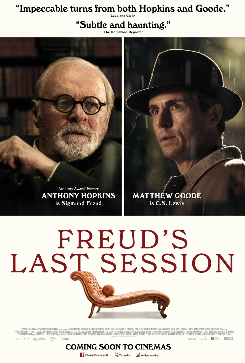 Extra Large Movie Poster Image for Freud's Last Session (#2 of 2)
