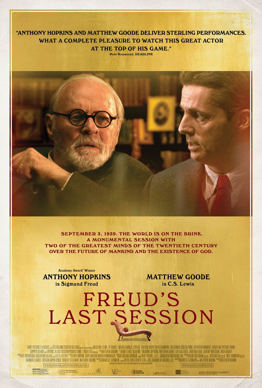 Extra Large Movie Poster Image for Freud's Last Session (#1 of 3)