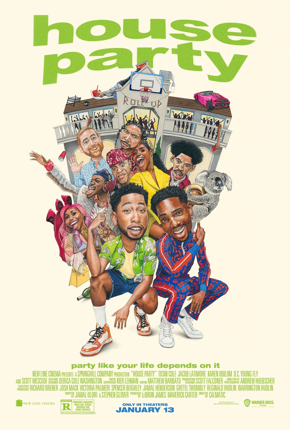 Extra Large Movie Poster Image for House Party 