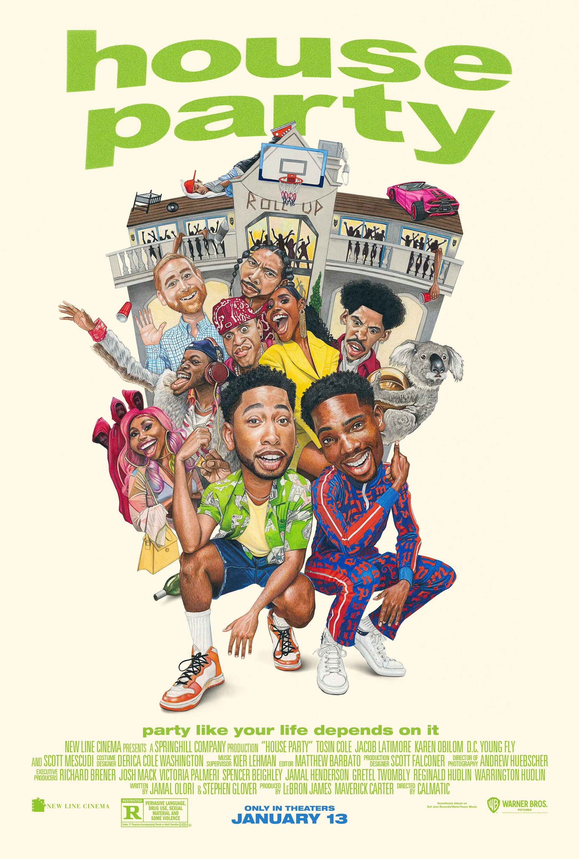 Mega Sized Movie Poster Image for House Party 