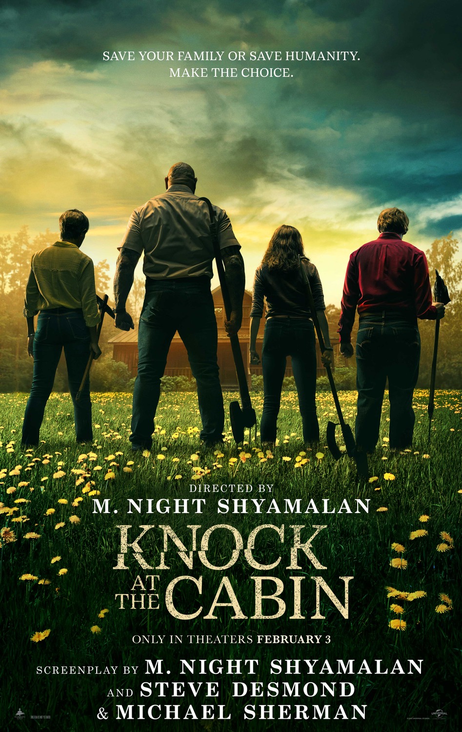 Extra Large Movie Poster Image for Knock at the Cabin (#2 of 4)