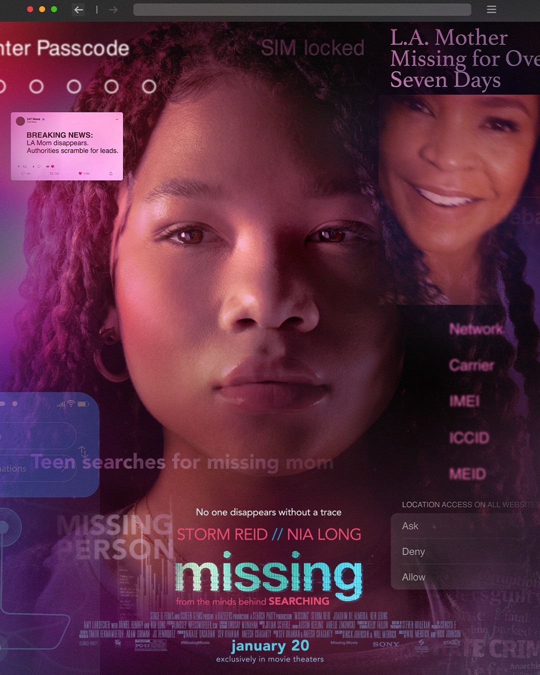 Extra Large Movie Poster Image for Missing (#3 of 3)