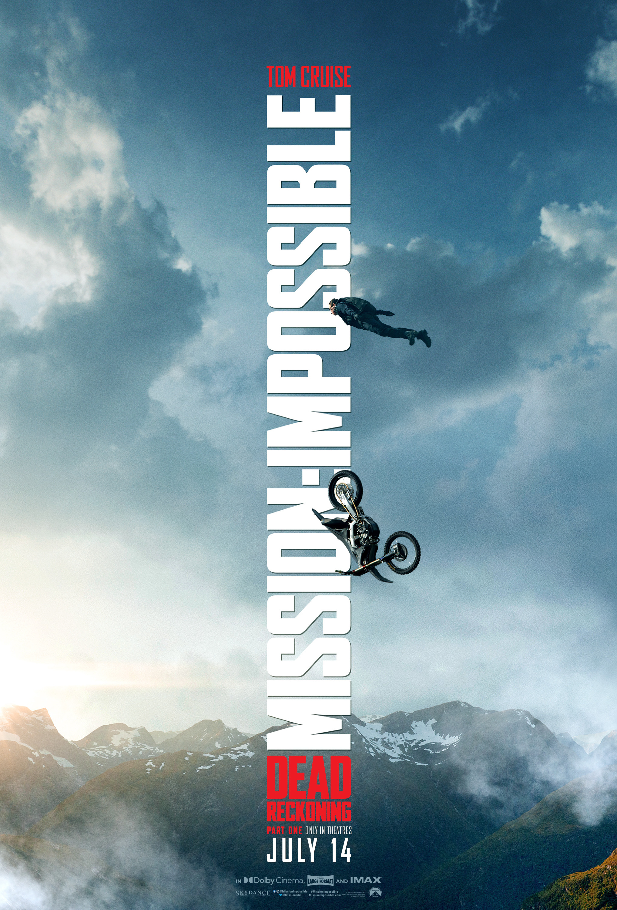 Mega Sized Movie Poster Image for Mission: Impossible - Dead Reckoning Part One 