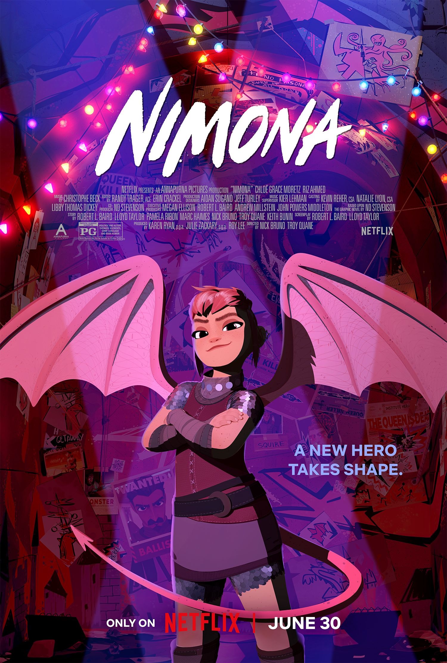 Mega Sized Movie Poster Image for Nimona (#1 of 2)