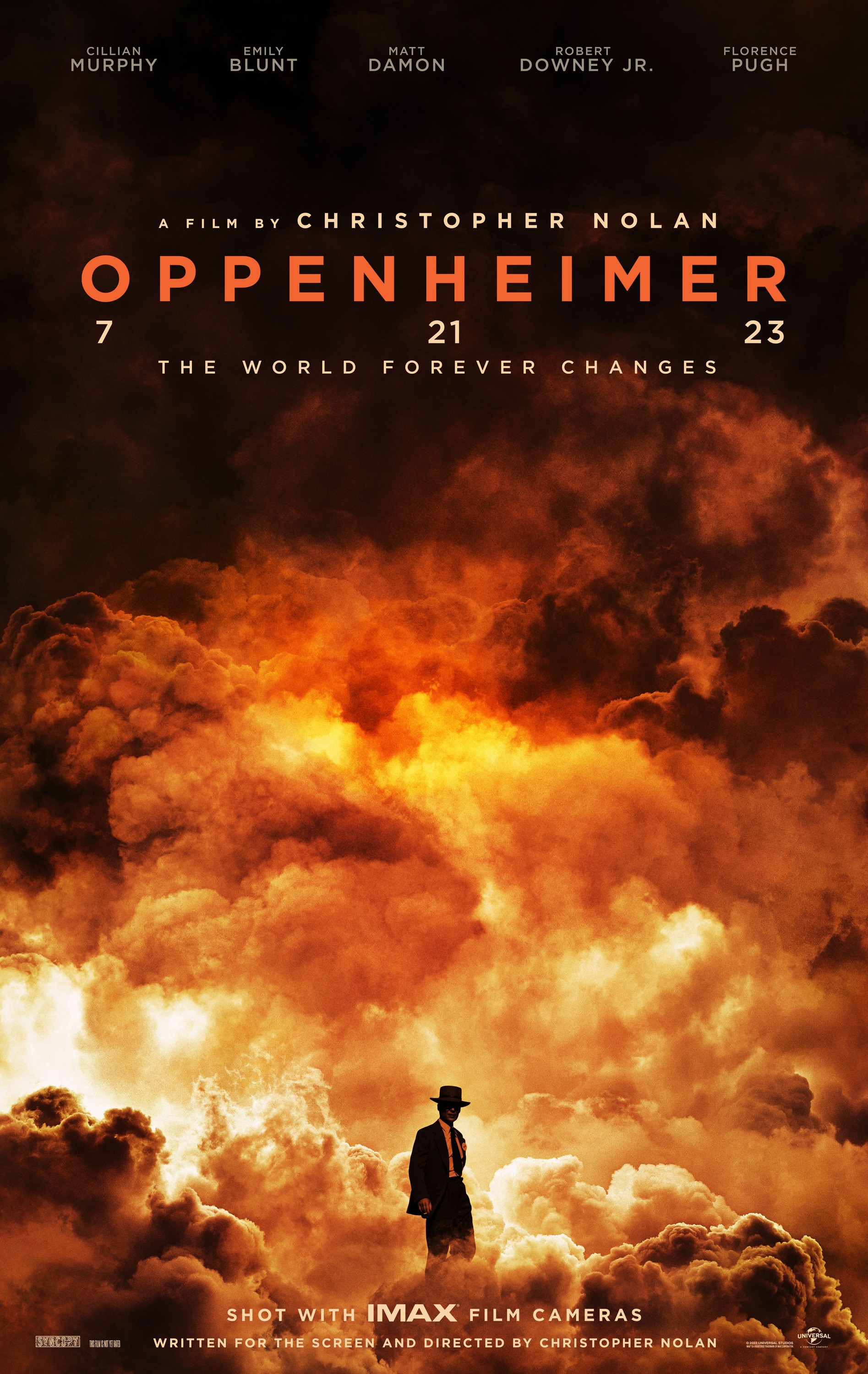 Mega Sized Movie Poster Image for Oppenheimer 