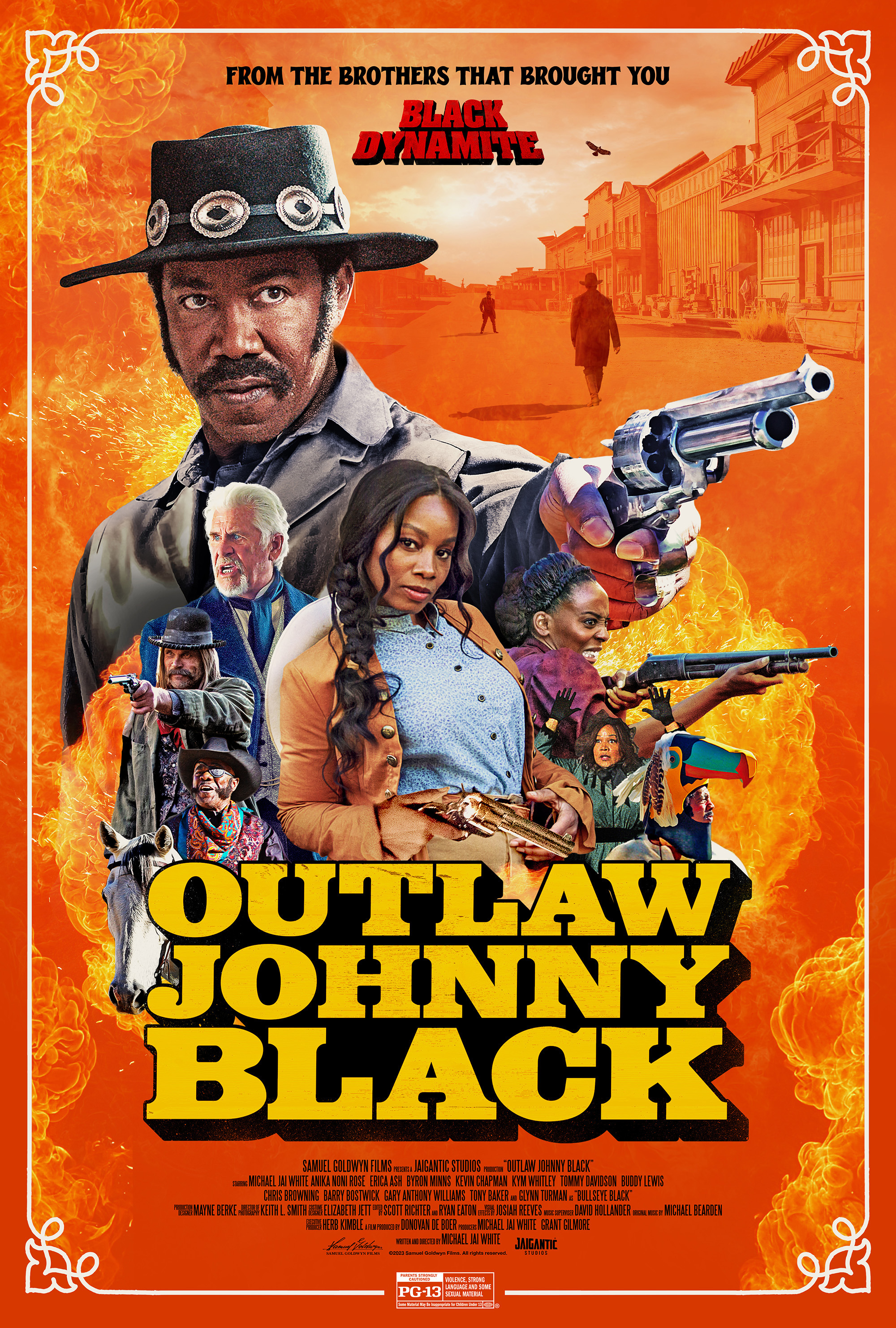 Mega Sized Movie Poster Image for Outlaw Johnny Black 