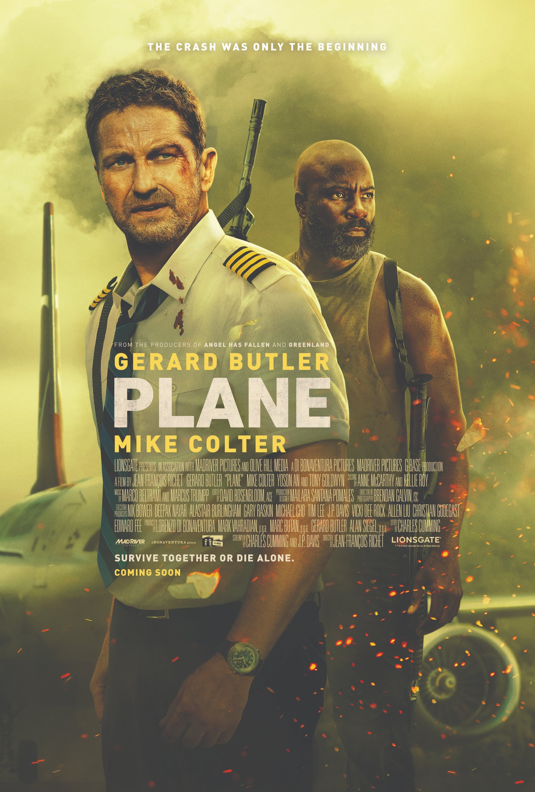 Mega Sized Movie Poster Image for Plane 
