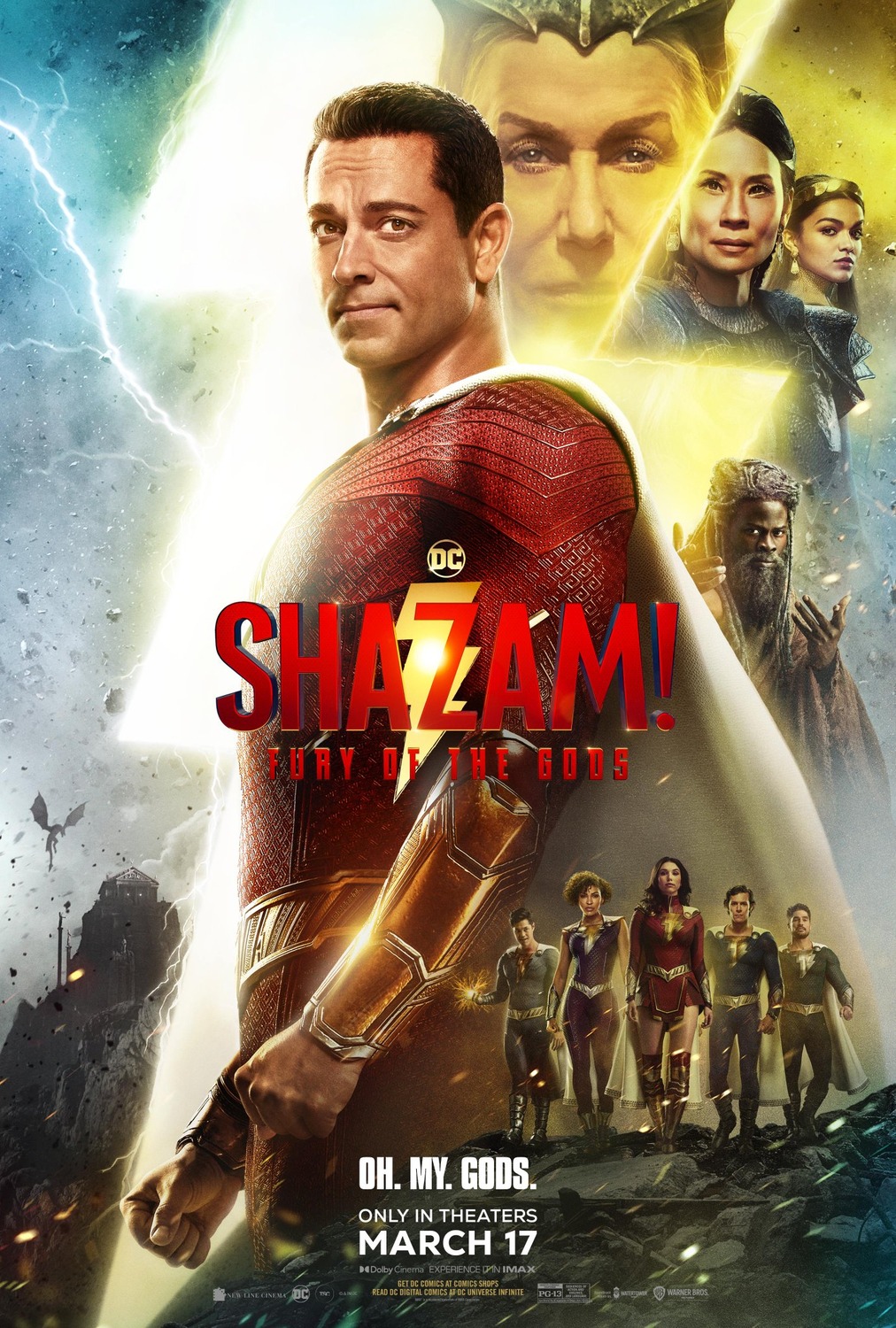 Extra Large Movie Poster Image for Shazam! Fury of the Gods (#3 of 13)