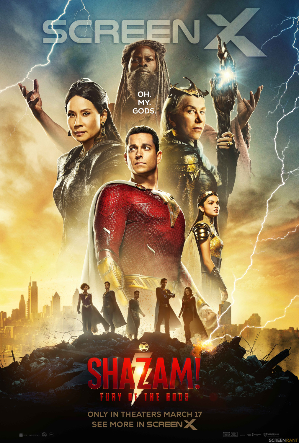 Extra Large Movie Poster Image for Shazam! Fury of the Gods (#8 of 13)
