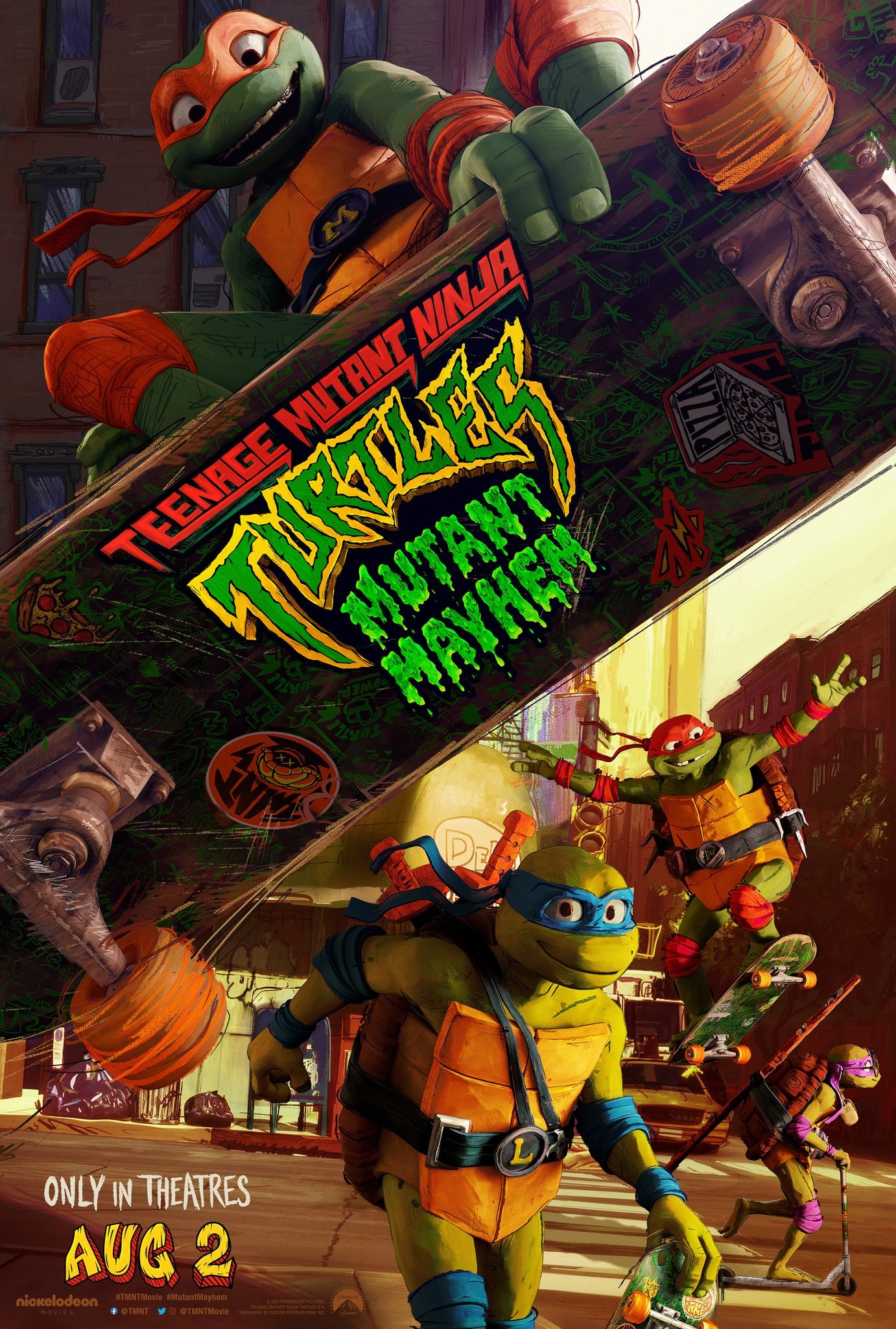 Mega Sized Movie Poster Image for Teenage Mutant Ninja Turtles: Mutant Mayhem (#17 of 48)