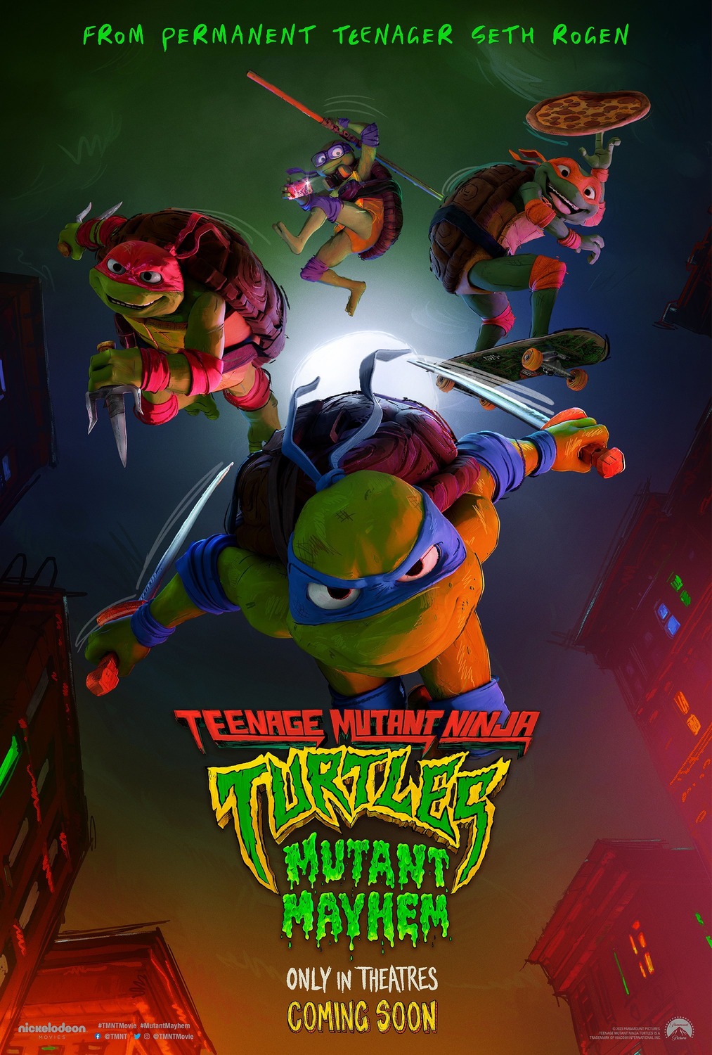 Extra Large Movie Poster Image for Teenage Mutant Ninja Turtles: Mutant Mayhem (#18 of 48)