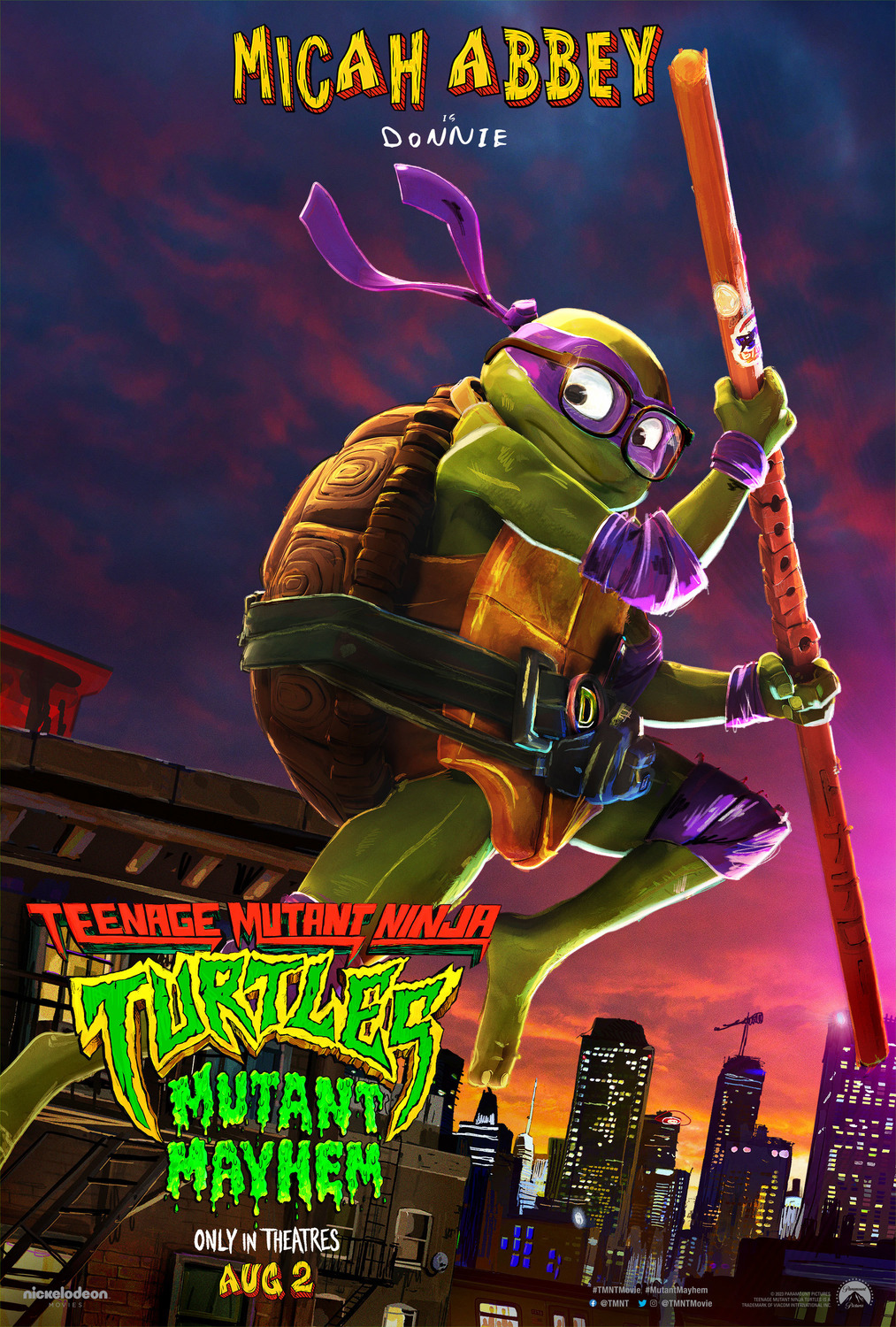 Extra Large Movie Poster Image for Teenage Mutant Ninja Turtles: Mutant Mayhem (#21 of 48)