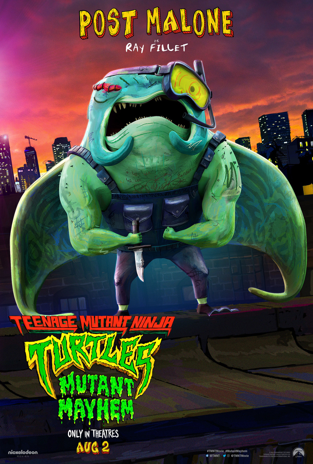 Extra Large Movie Poster Image for Teenage Mutant Ninja Turtles: Mutant Mayhem (#33 of 48)
