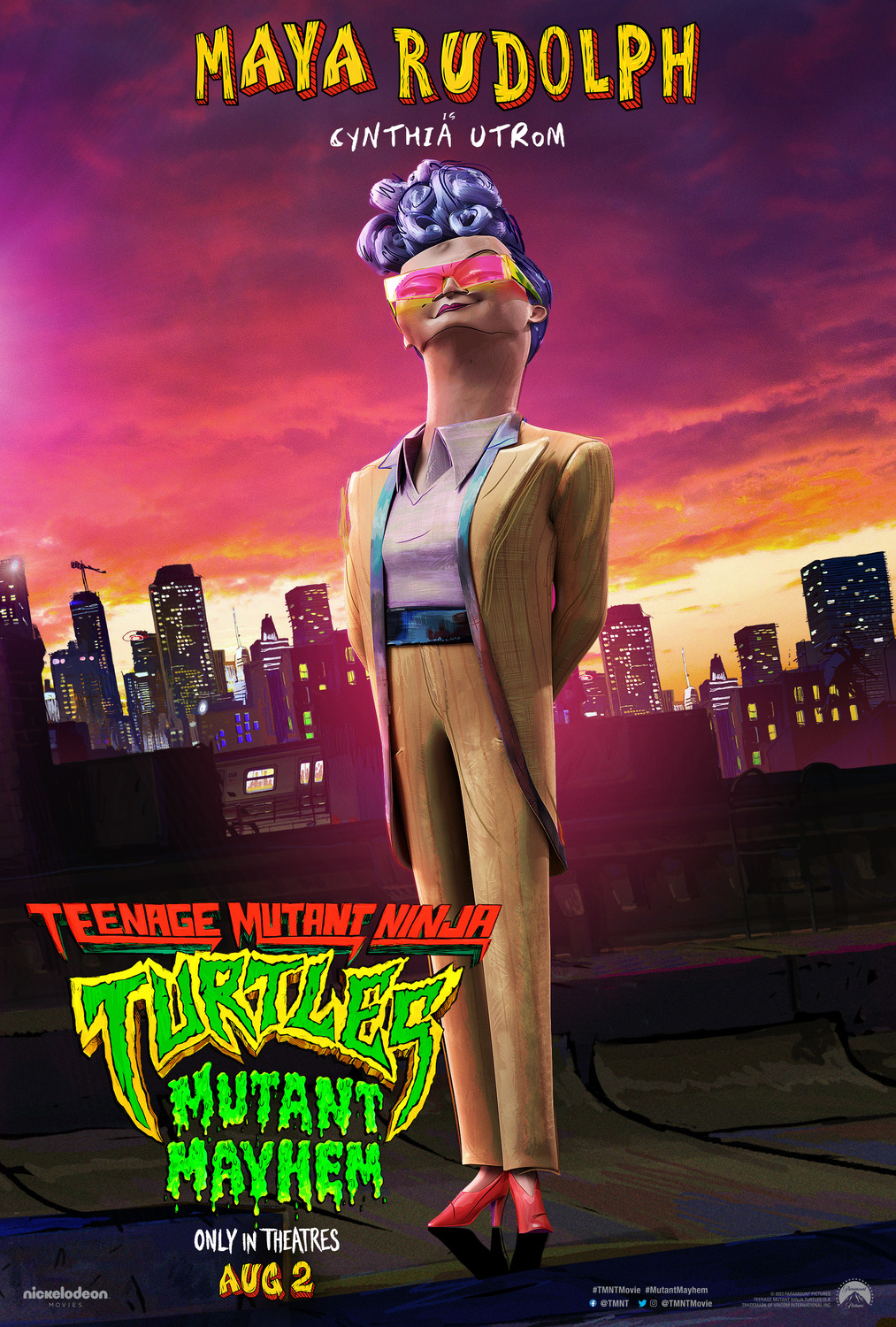 Extra Large Movie Poster Image for Teenage Mutant Ninja Turtles: Mutant Mayhem (#35 of 48)