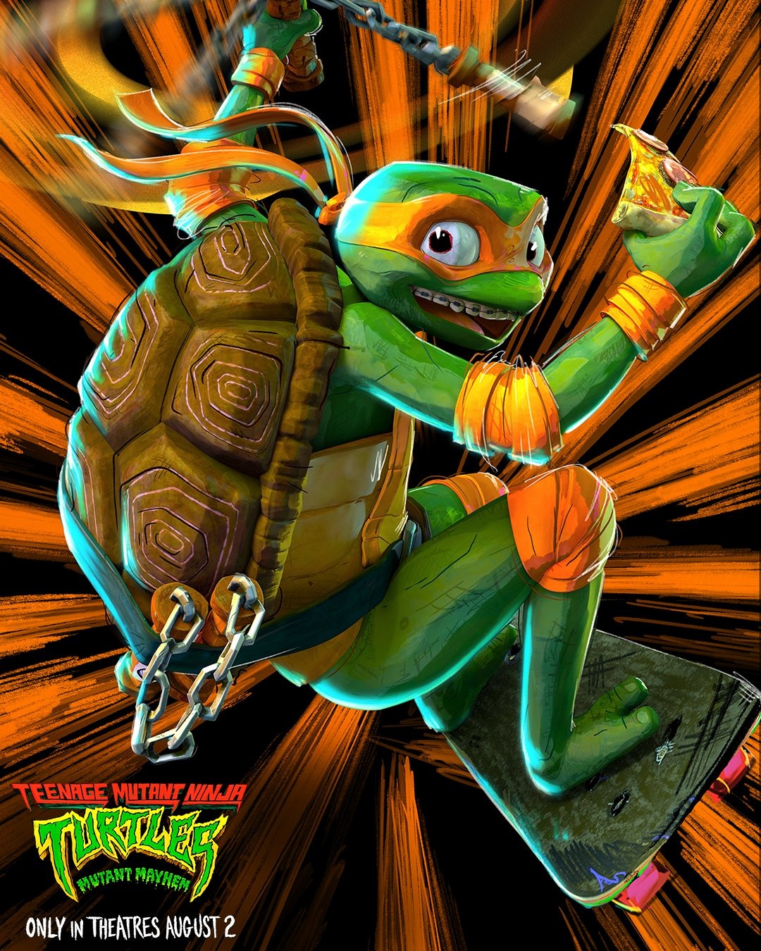Extra Large Movie Poster Image for Teenage Mutant Ninja Turtles: Mutant Mayhem (#44 of 48)