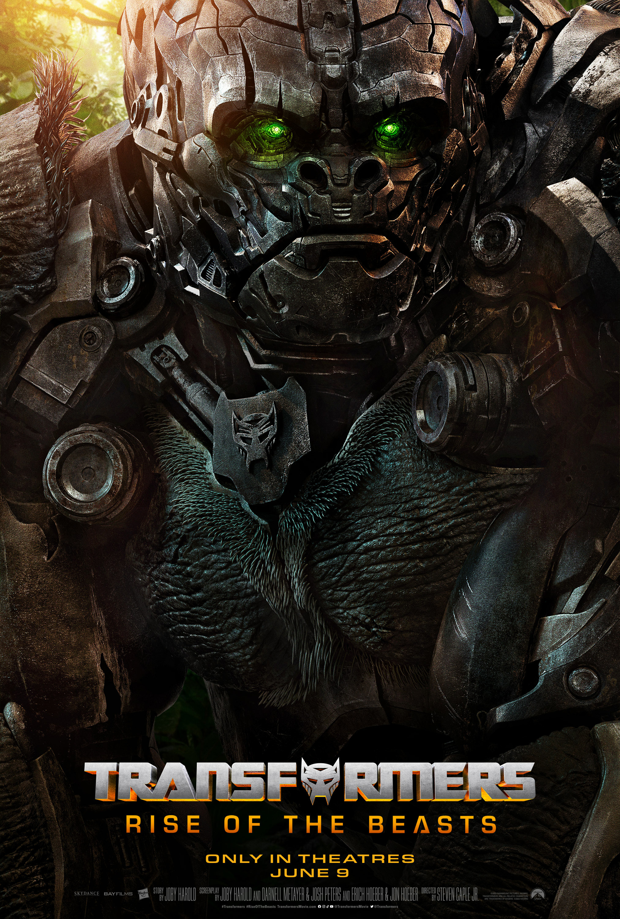 Mega Sized Movie Poster Image for Transformers: Rise of the Beasts (#2 of 4)