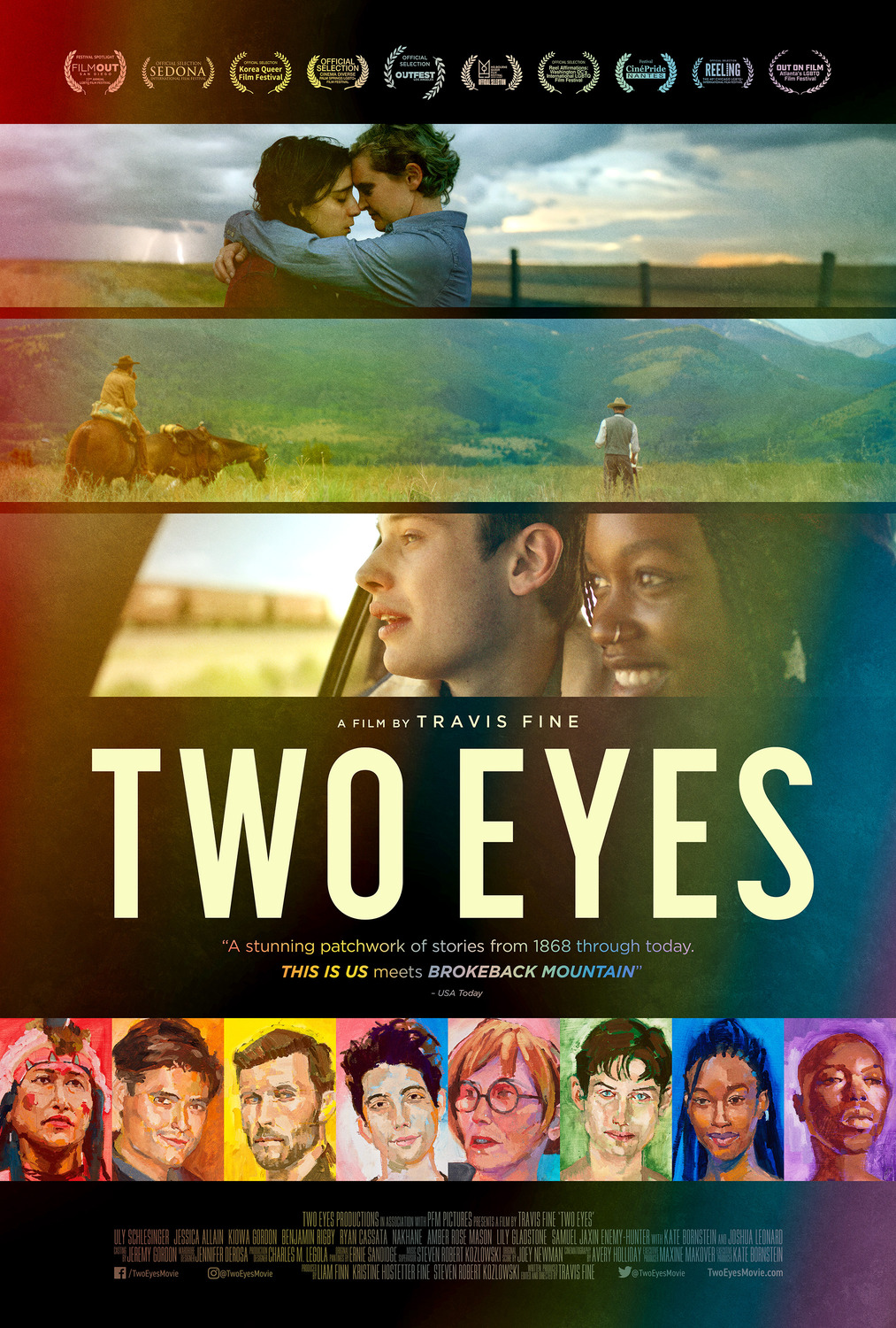 Extra Large Movie Poster Image for Two Eyes 