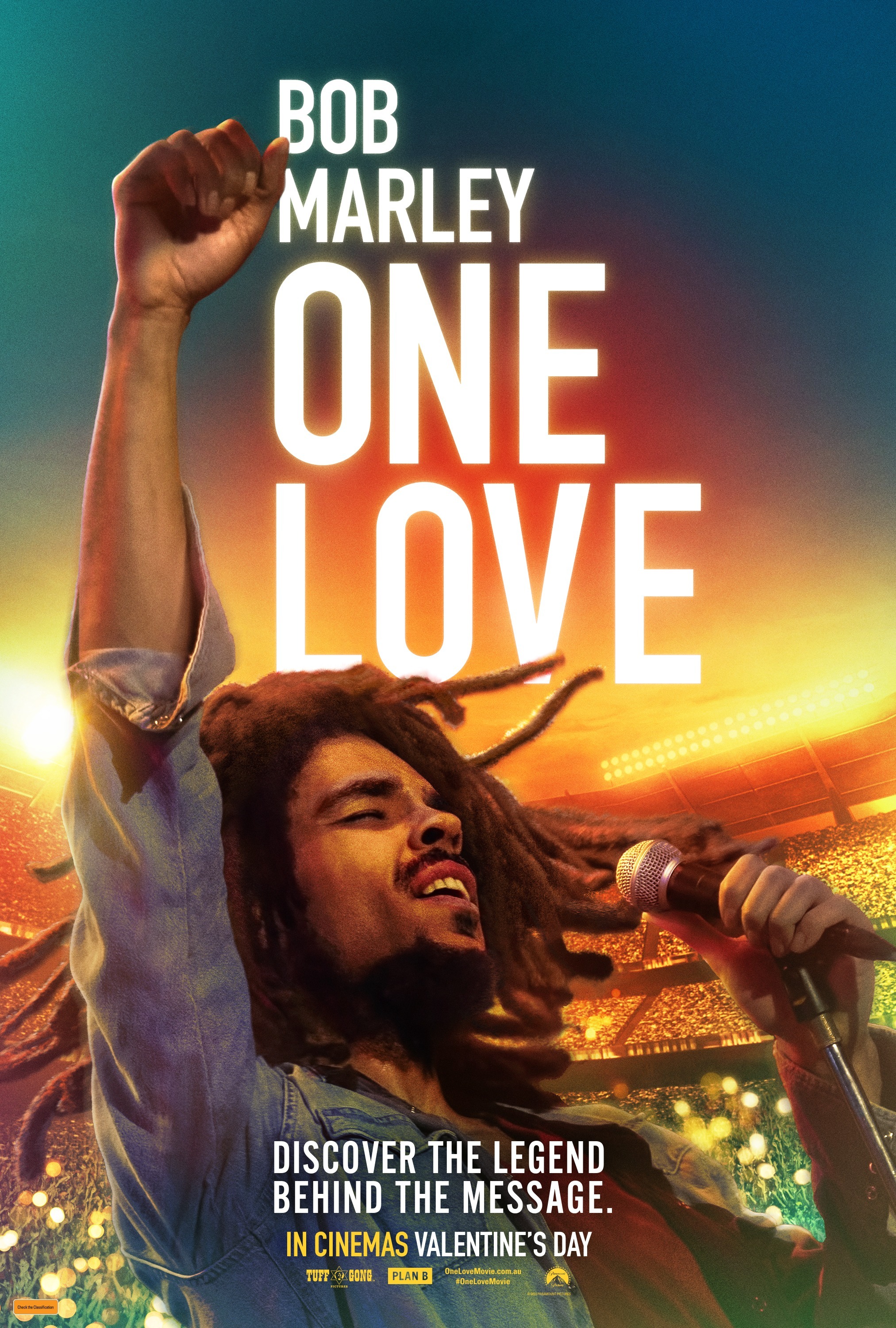 Mega Sized Movie Poster Image for Bob Marley: One Love (#3 of 5)