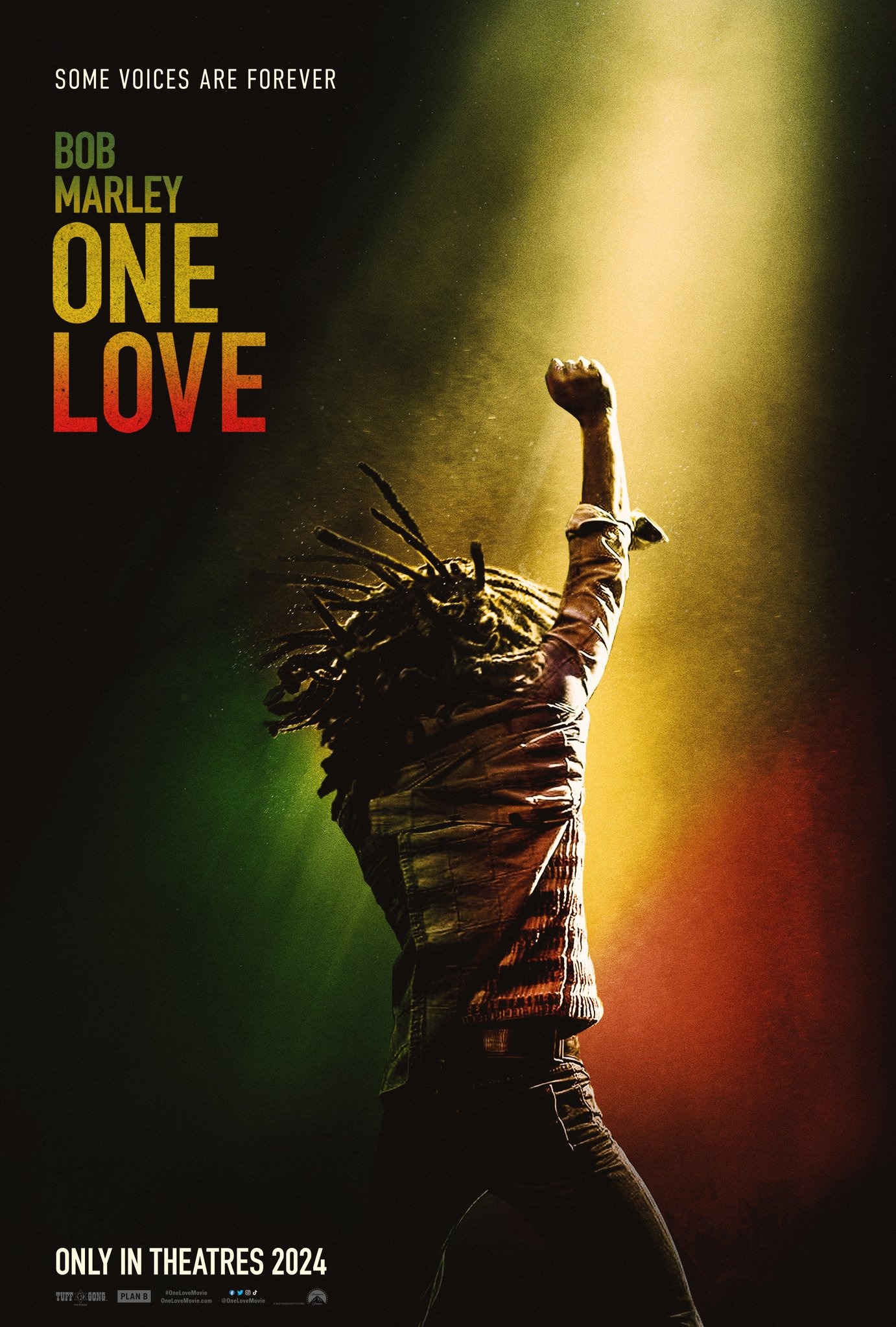 Mega Sized Movie Poster Image for Bob Marley: One Love (#1 of 5)