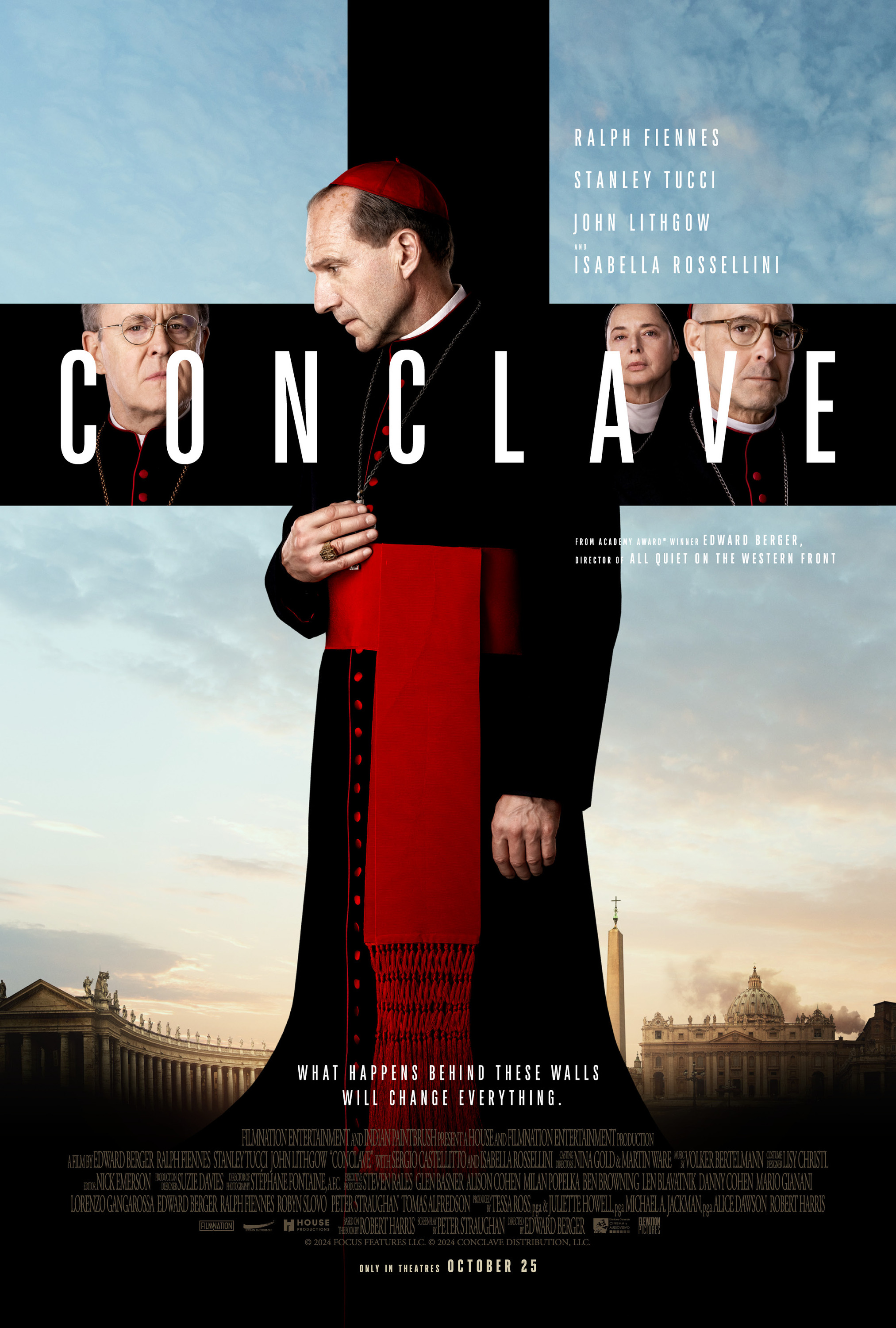 Mega Sized Movie Poster Image for Conclave (#1 of 8)