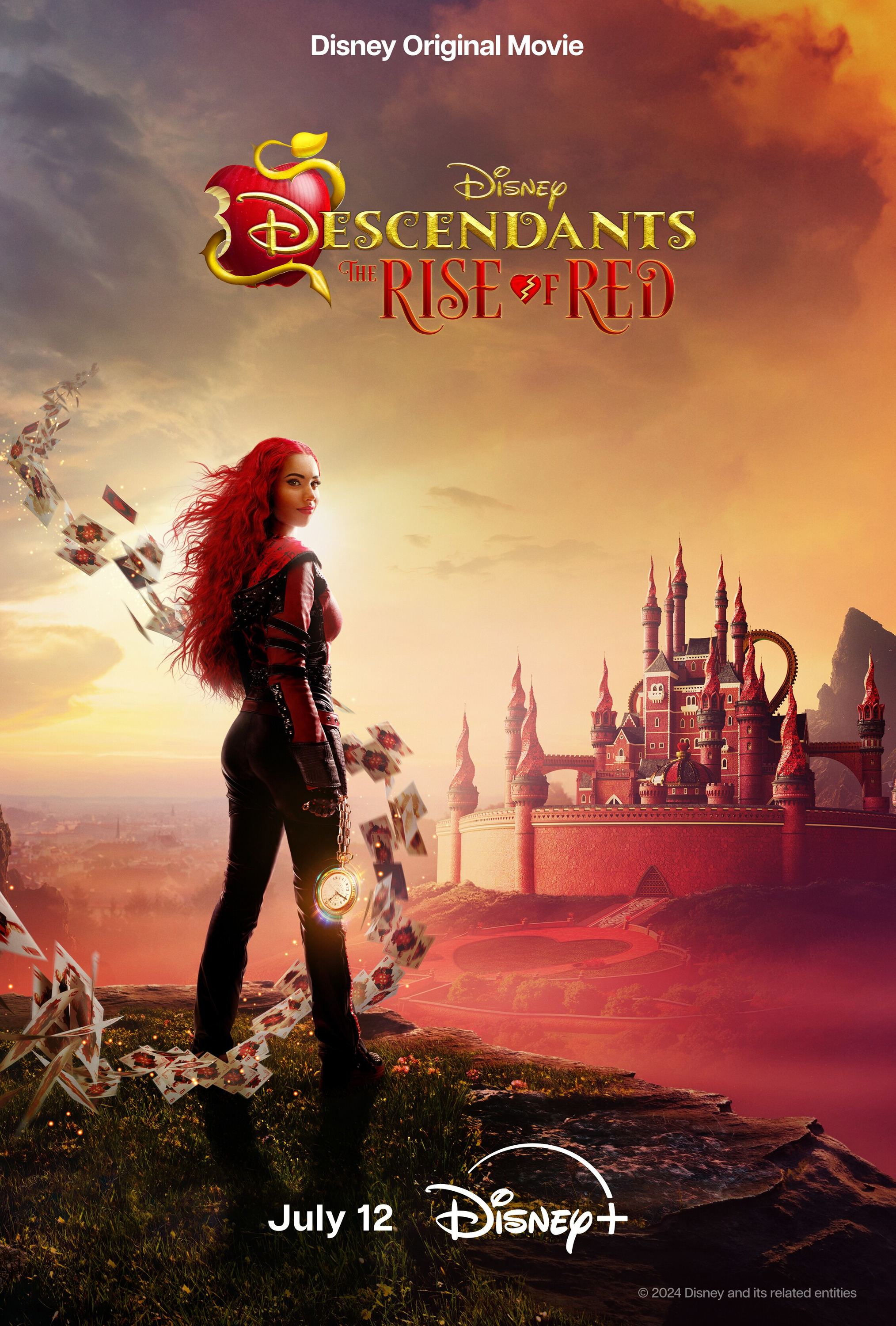 Mega Sized Movie Poster Image for Descendants: The Rise of Red (#1 of 13)