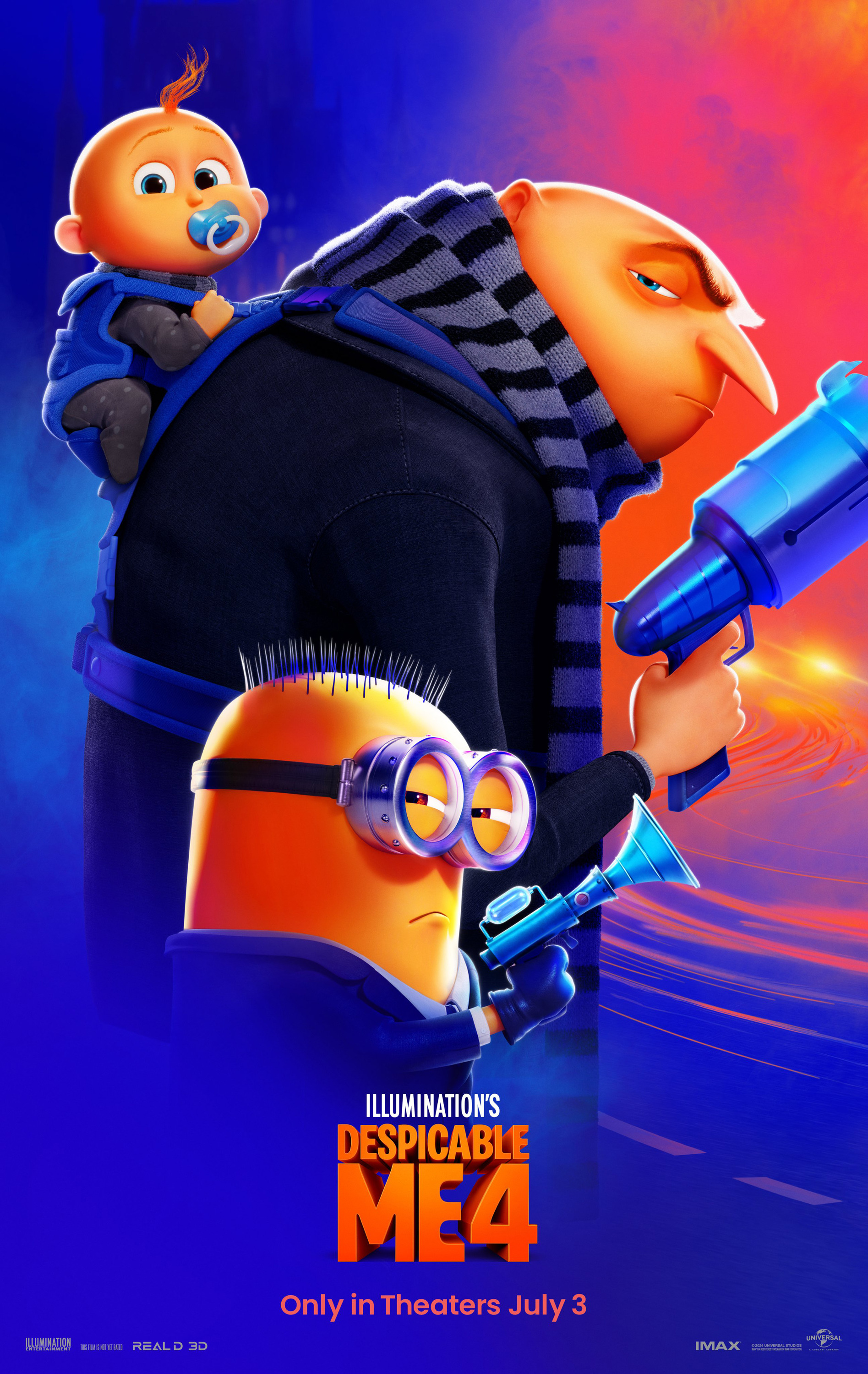 Mega Sized Movie Poster Image for Despicable Me 4 (#1 of 2)