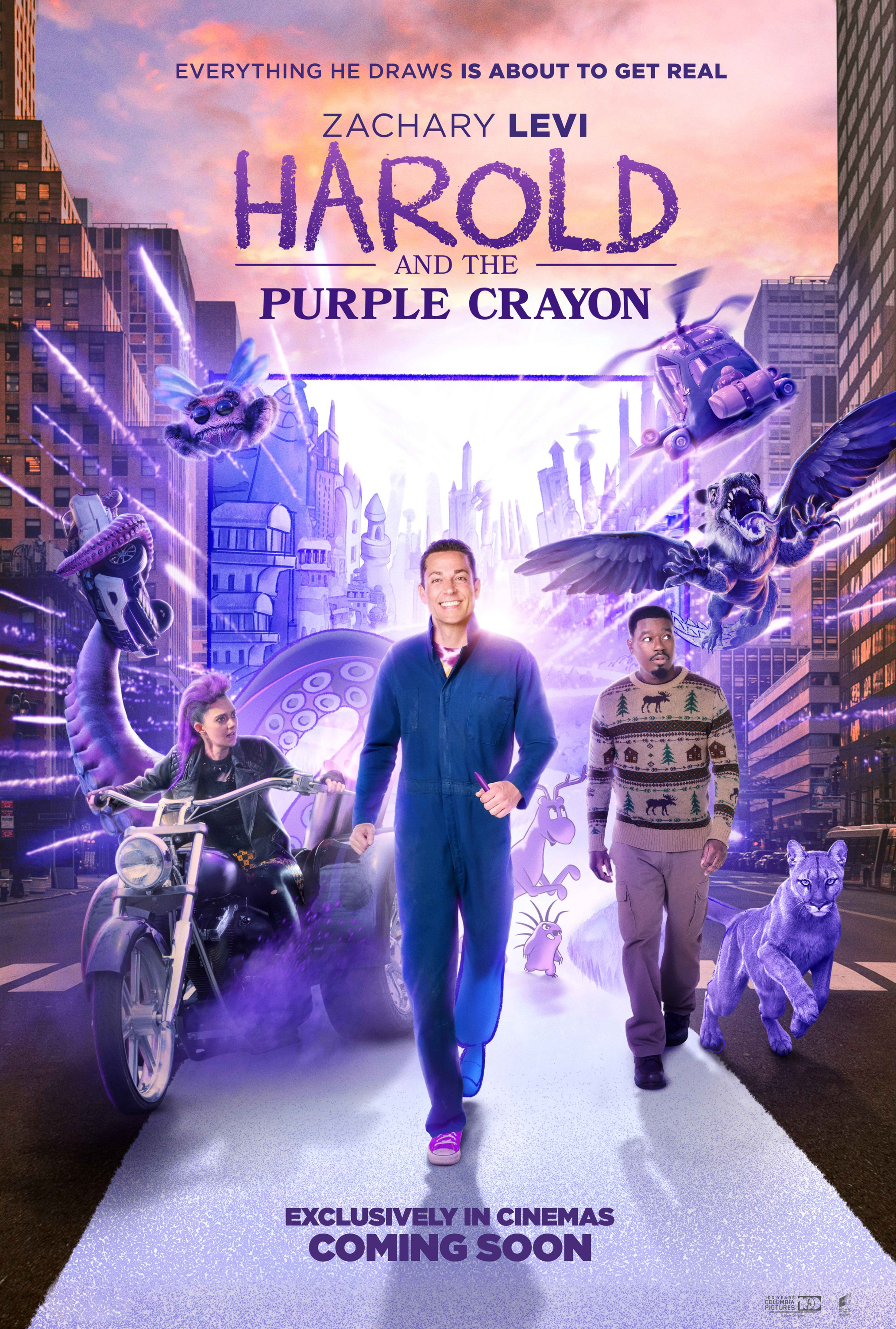 Mega Sized Movie Poster Image for Harold and the Purple Crayon (#2 of 3)