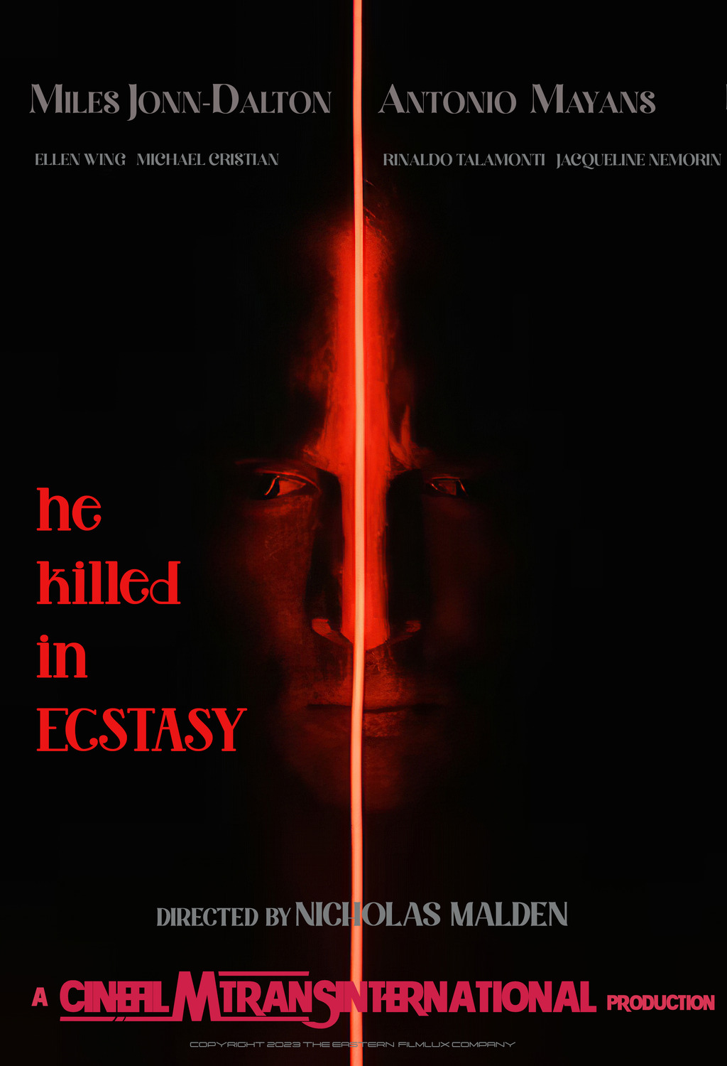 Extra Large Movie Poster Image for He Killed in Ecstasy 