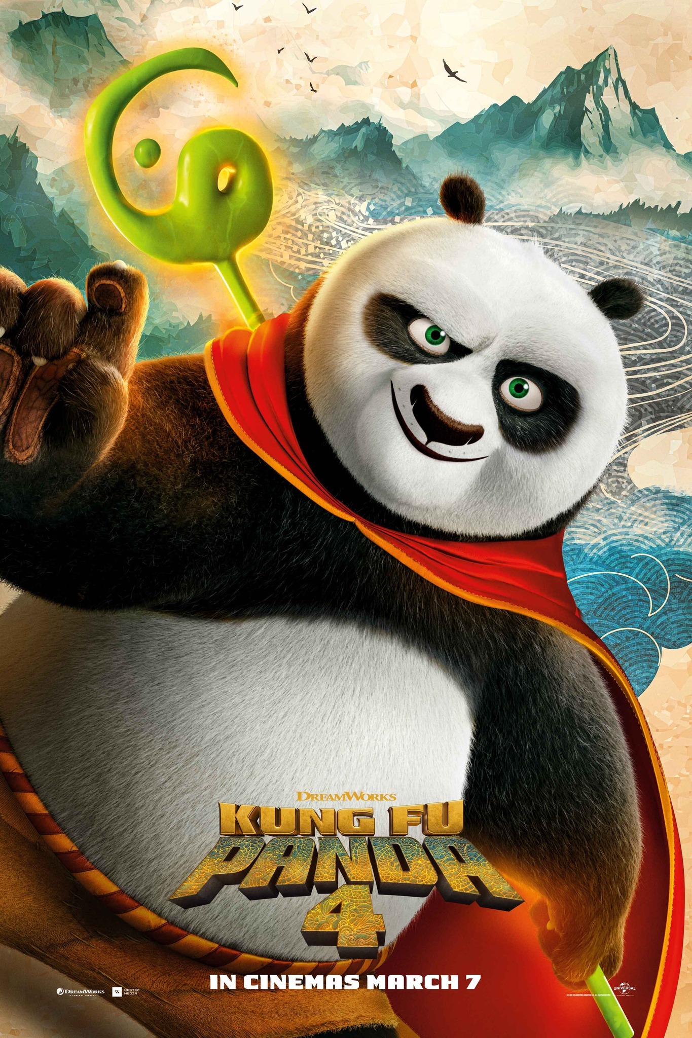 Mega Sized Movie Poster Image for Kung Fu Panda 4 (#5 of 20)