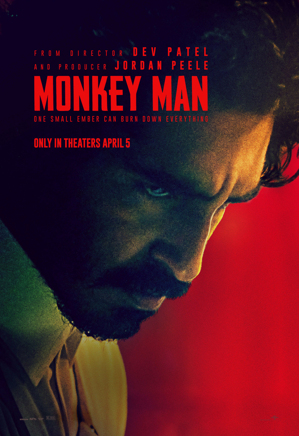 Extra Large Movie Poster Image for Monkey Man (#2 of 5)