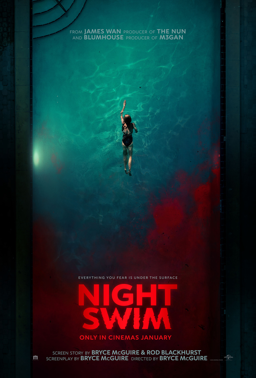 Extra Large Movie Poster Image for Night Swim (#2 of 2)