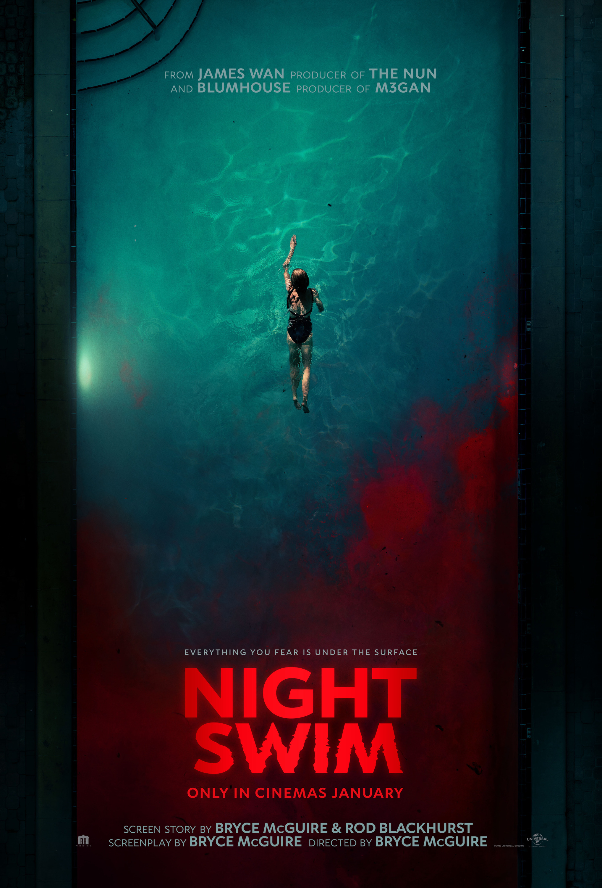 Mega Sized Movie Poster Image for Night Swim (#2 of 2)
