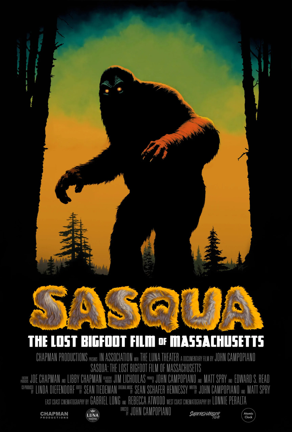Extra Large Movie Poster Image for Sasqua: The Lost Bigfoot Film of Massachusetts 