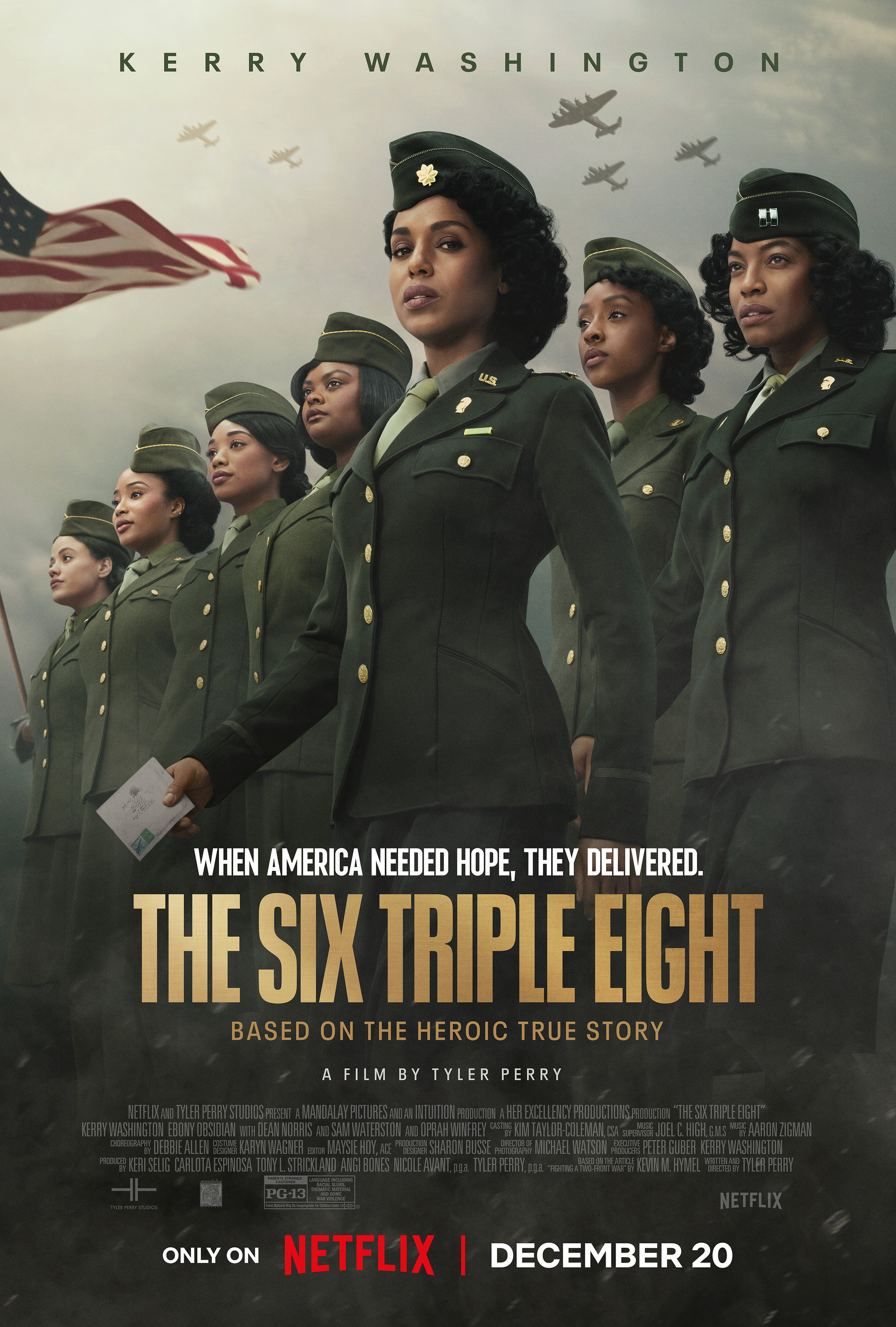 Mega Sized Movie Poster Image for The Six Triple Eight (#2 of 13)