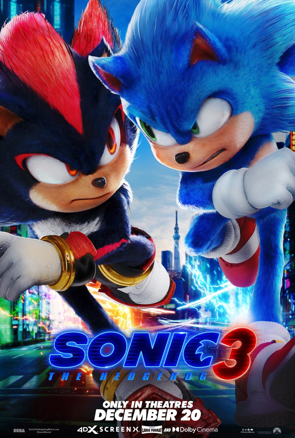 Extra Large Movie Poster Image for Sonic the Hedgehog 3 (#3 of 44)