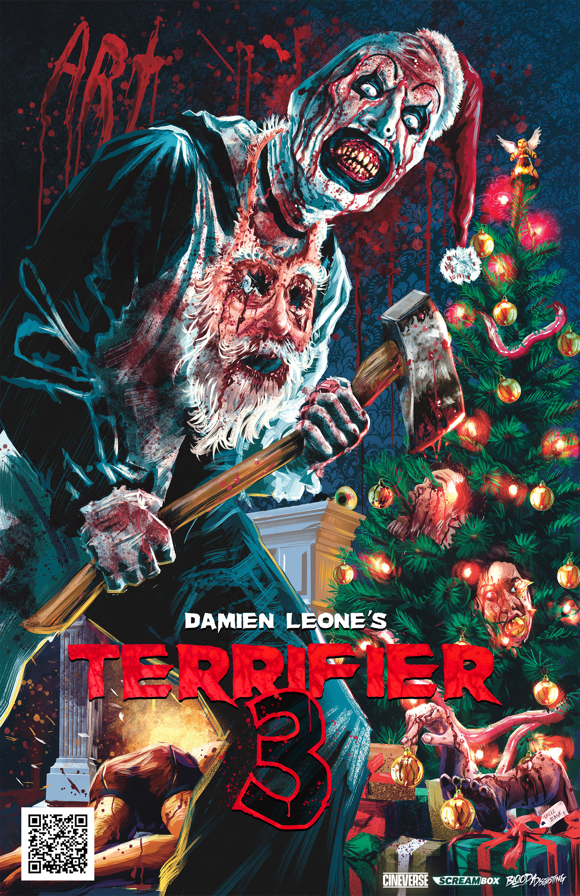 Mega Sized Movie Poster Image for Terrifier 3 