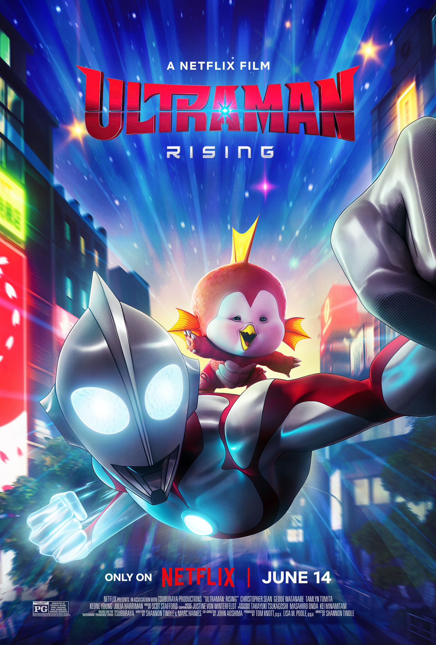 Mega Sized Movie Poster Image for Ultraman: Rising (#1 of 2)