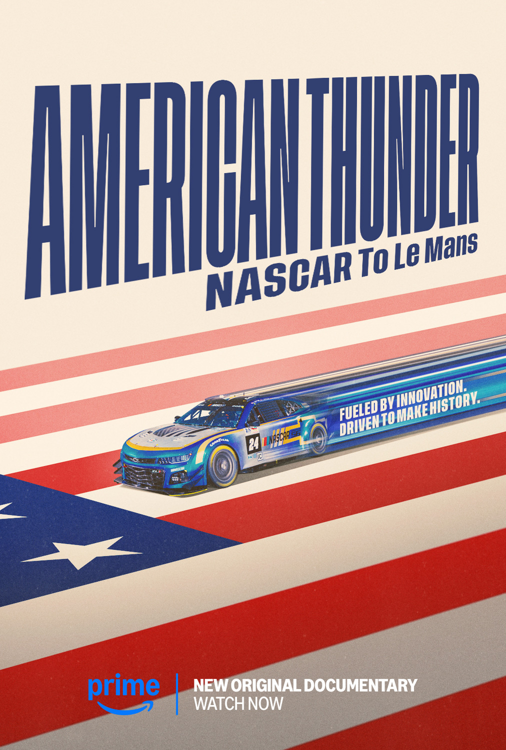 Extra Large Movie Poster Image for American Thunder: NASCAR to Le Mans 