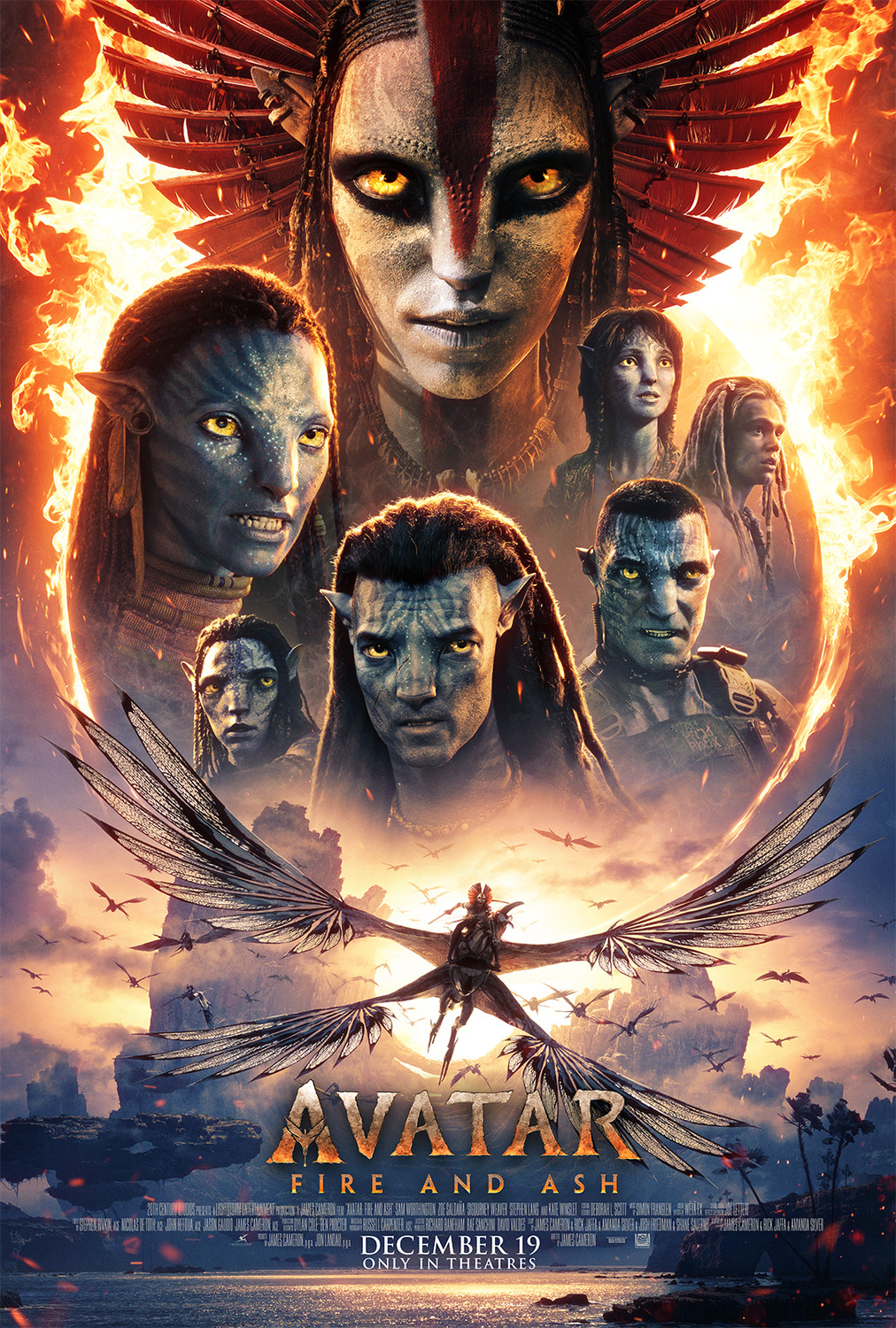 Extra Large Movie Poster Image for Avatar: Fire and Ash (#2 of 9)