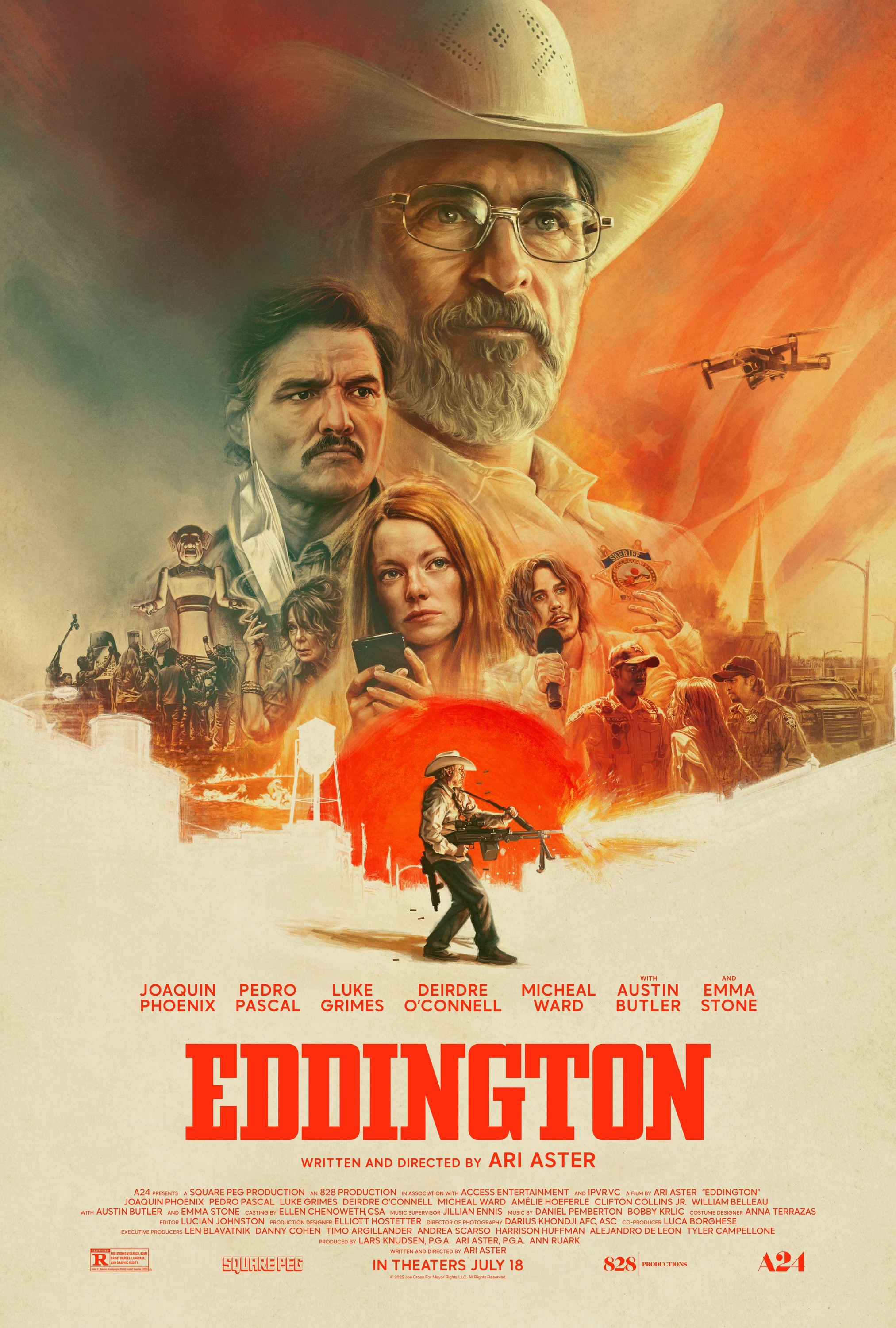 Mega Sized Movie Poster Image for Eddington (#2 of 8)