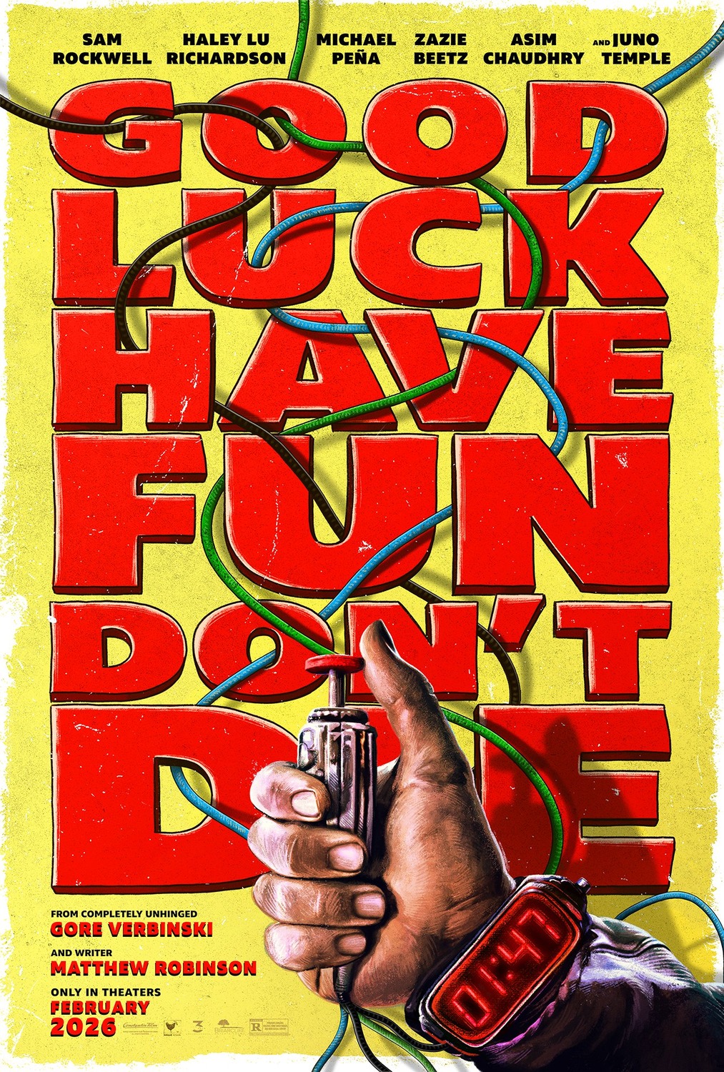 Extra Large Movie Poster Image for Good Luck, Have Fun, Don't Die (#2 of 3)