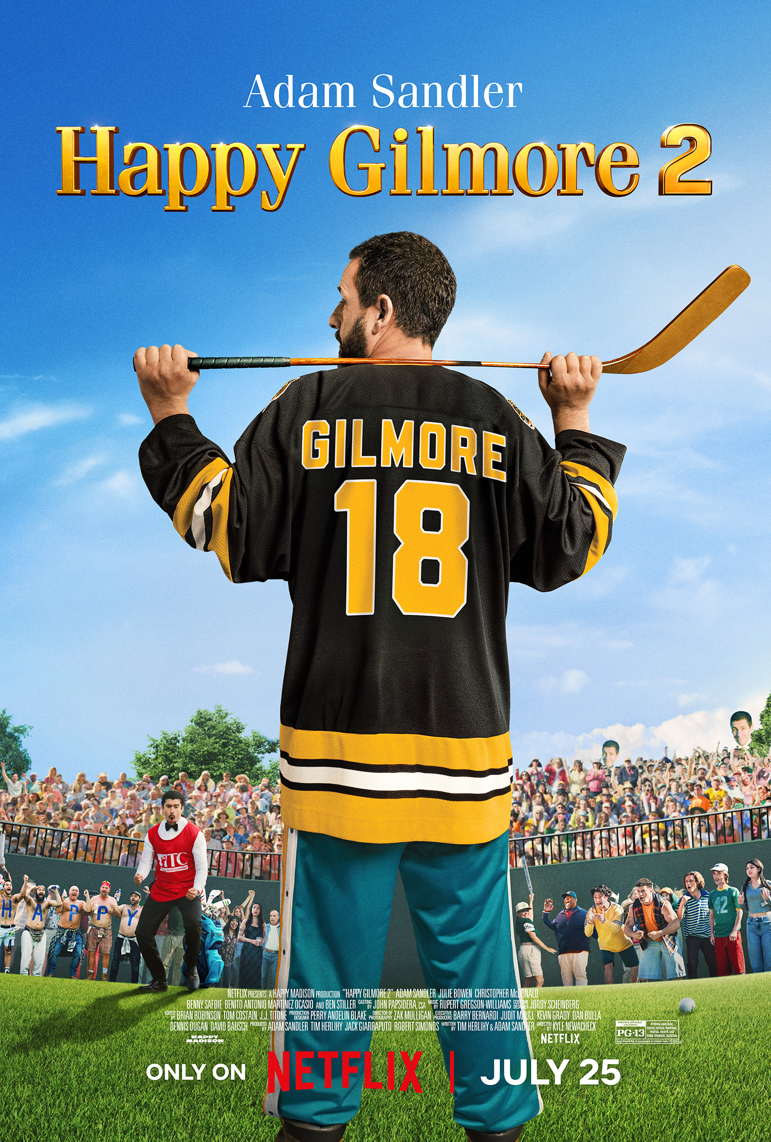 Mega Sized Movie Poster Image for Happy Gilmore 2 