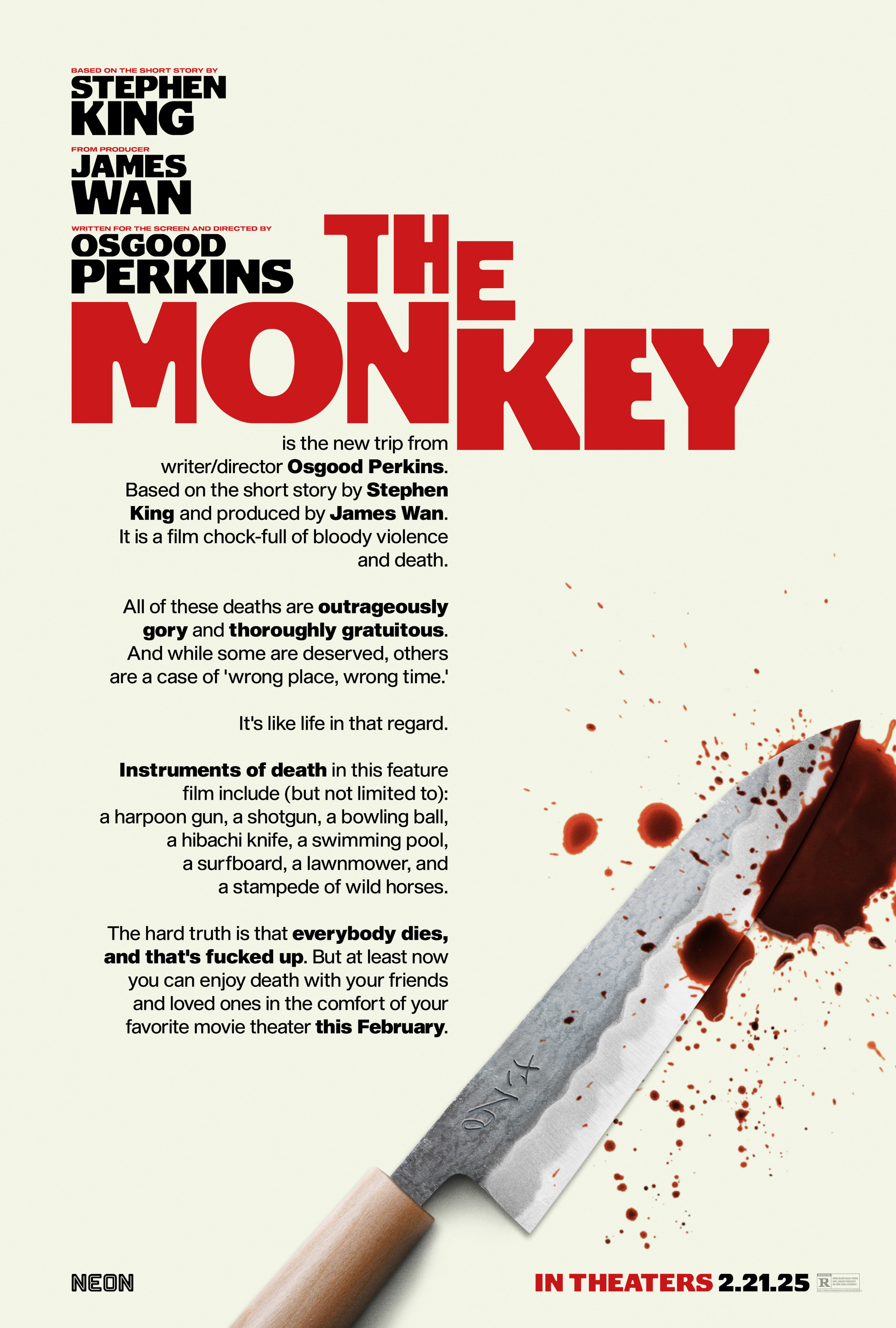 Mega Sized Movie Poster Image for The Monkey (#2 of 5)