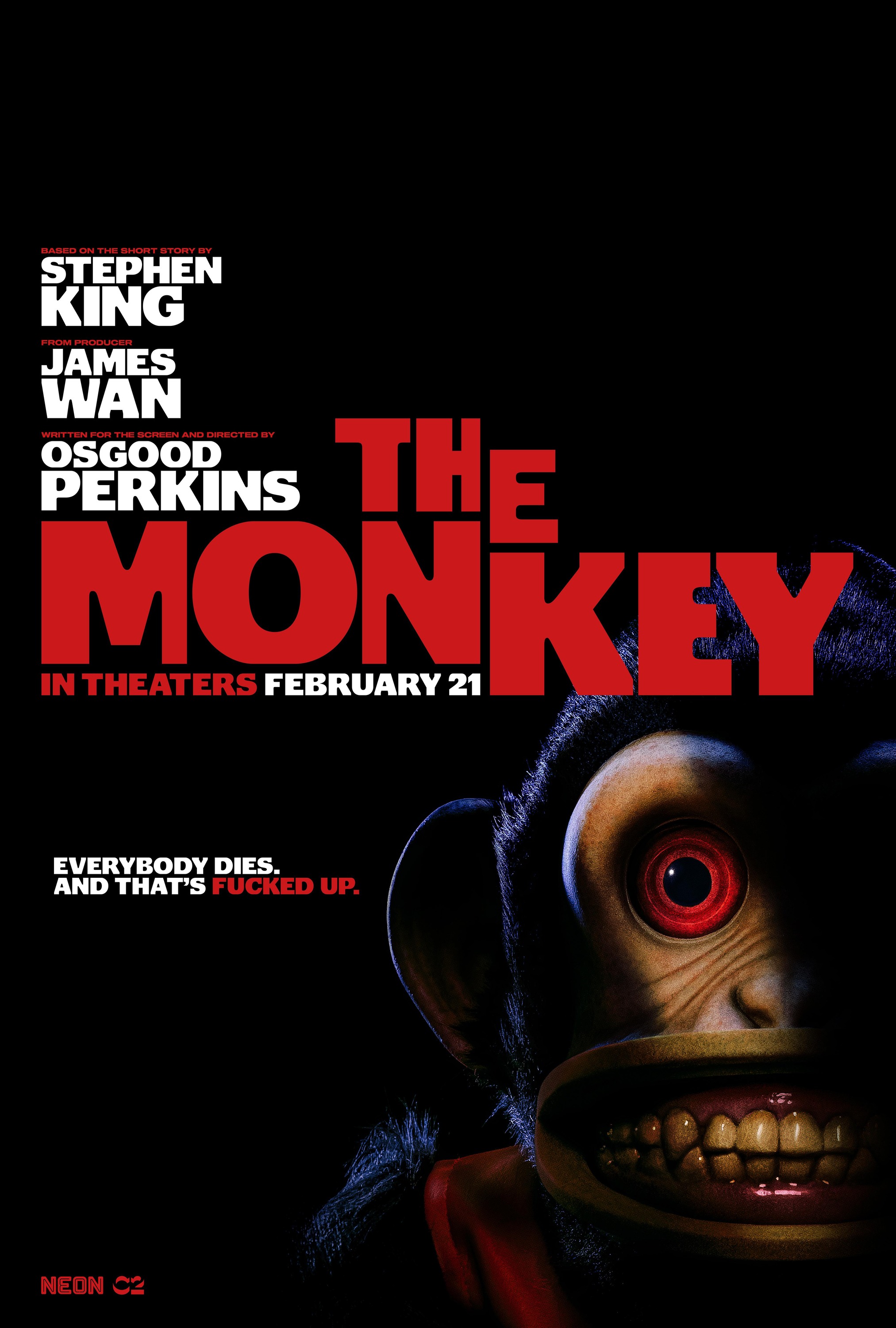 Mega Sized Movie Poster Image for The Monkey (#1 of 5)