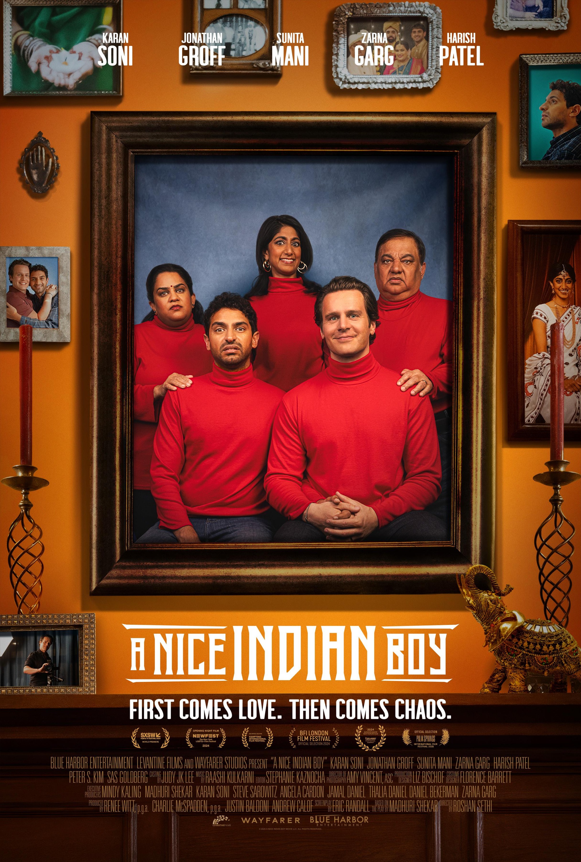 Mega Sized Movie Poster Image for A Nice Indian Boy 