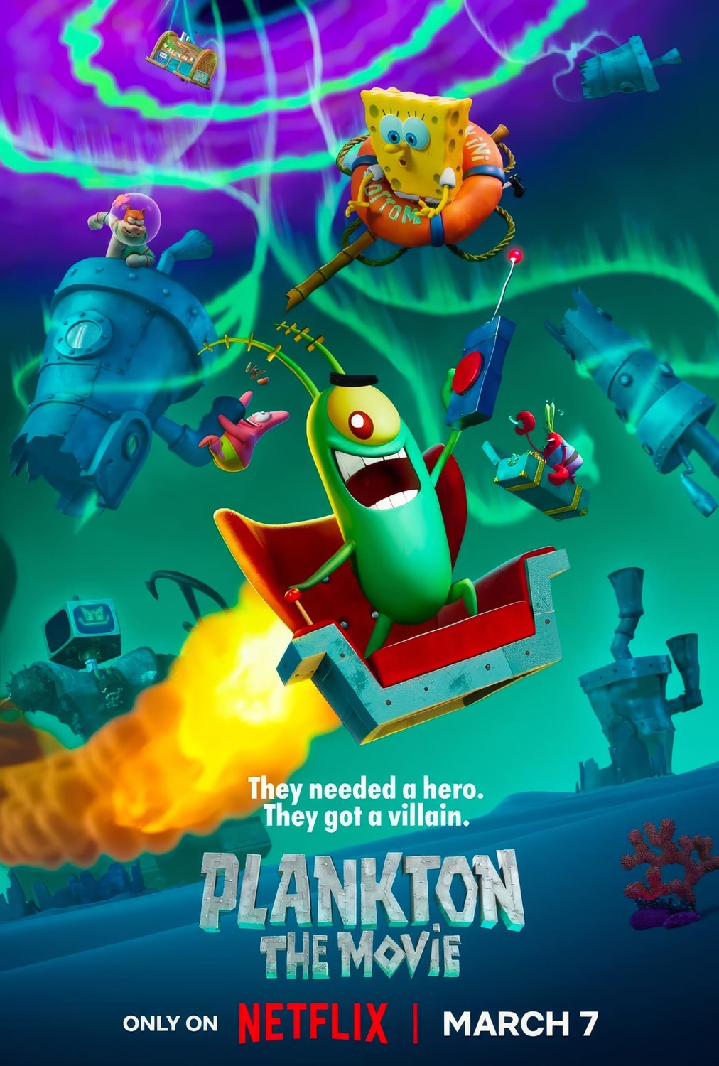 Extra Large Movie Poster Image for Plankton: The Movie (#3 of 5)
